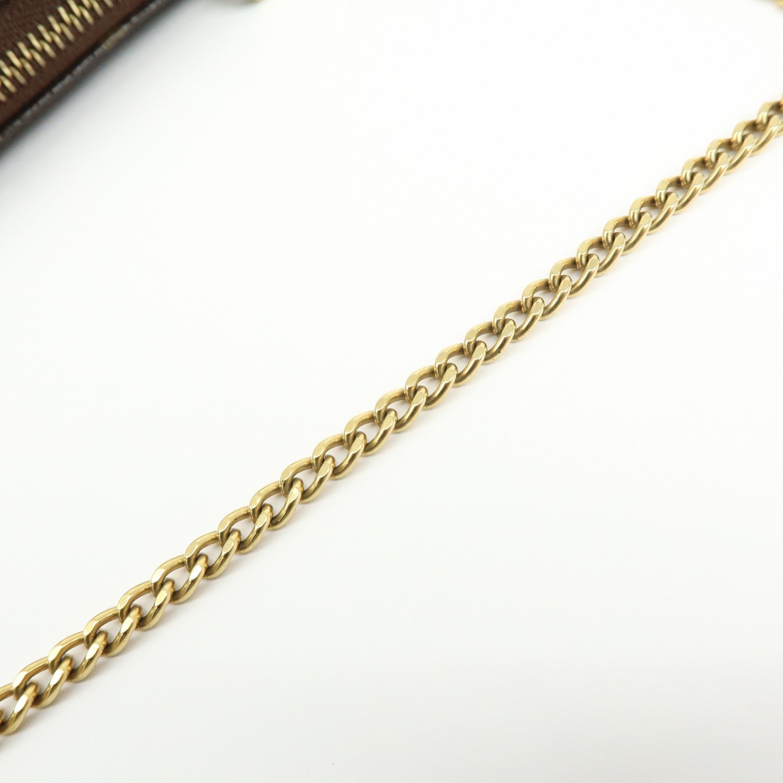 Louis Vuitton Monogram Mini Pochette Accessoires Hand Bag M58009