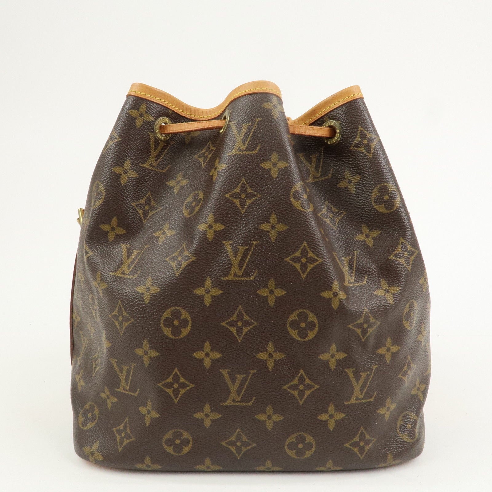 Louis Vuitton Monogram Petit Noe Shoulder Bag Brown M42226