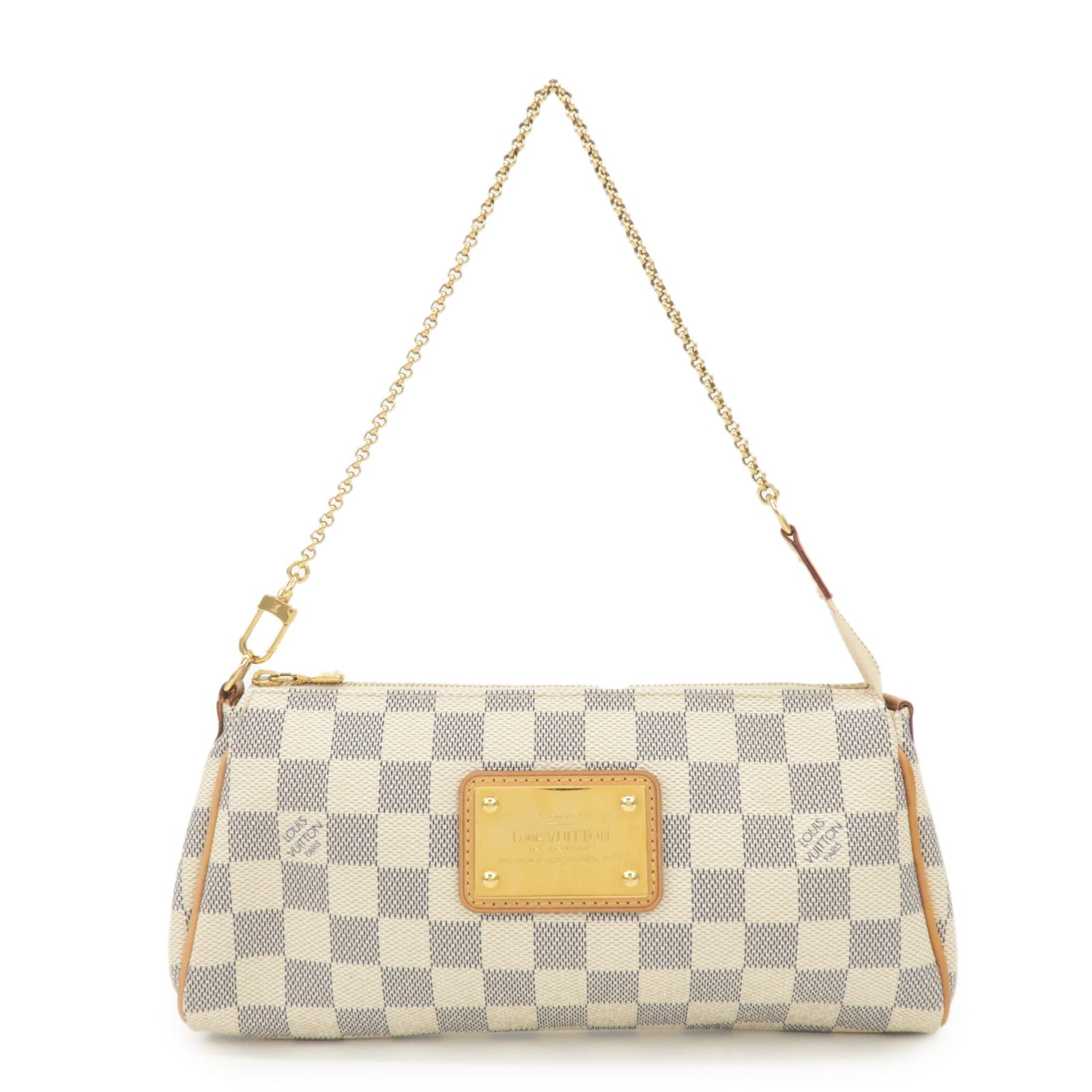 Louis Vuitton Damier Azur Eva 2Way Bag Pouch Shoulder Bag N55214 Used