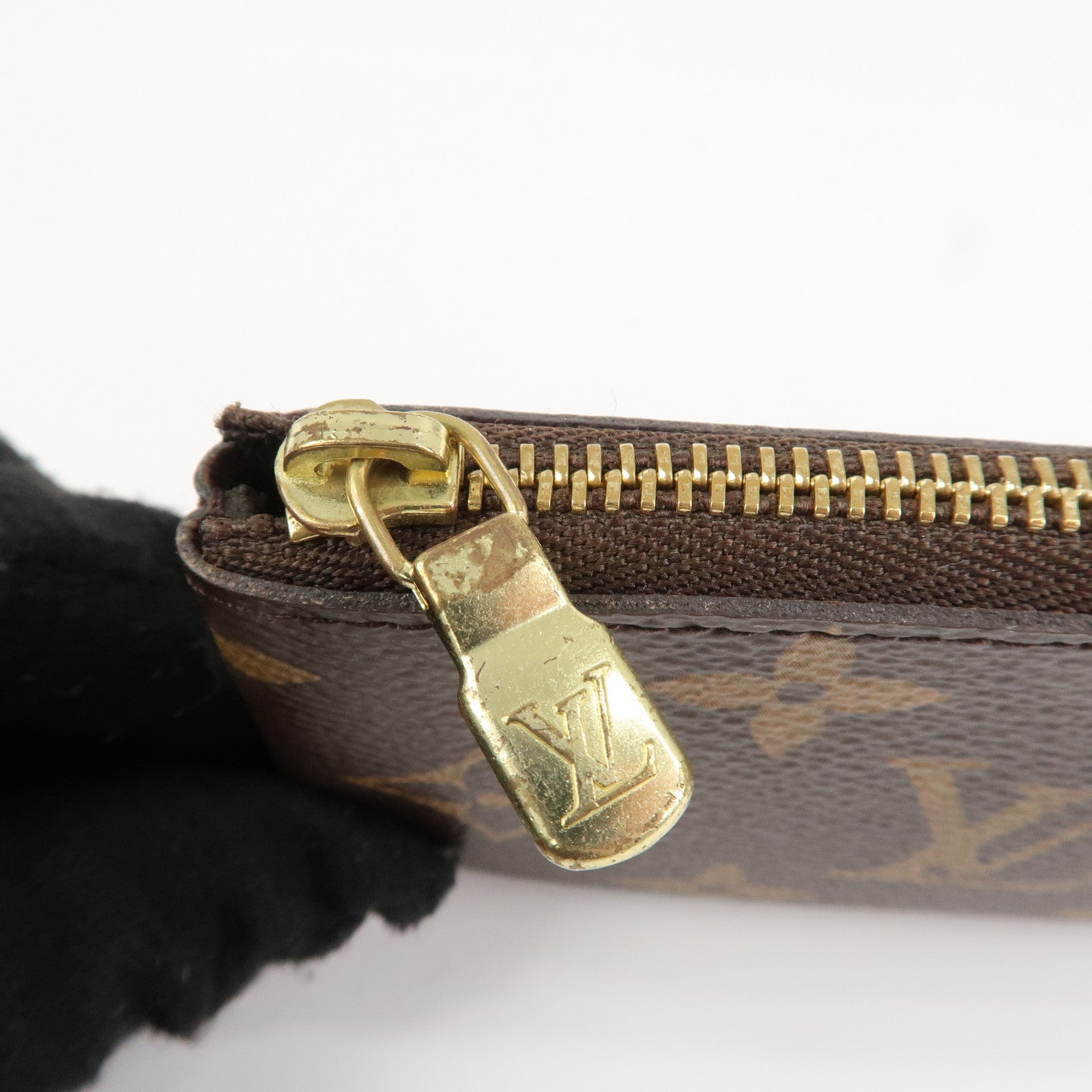 Louis Vuitton Monogram Pochette Cles Coin Case Key Case M62650 Used