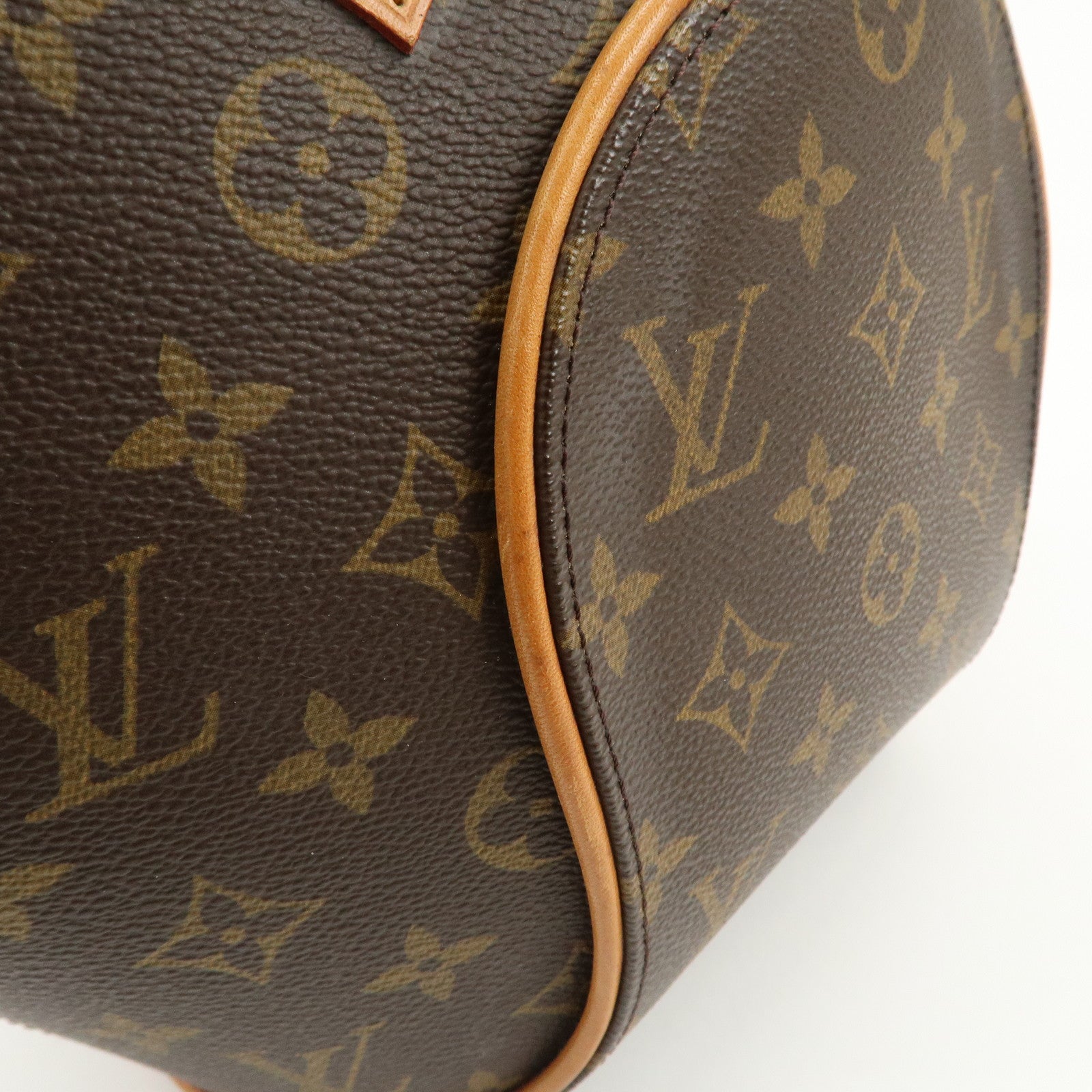 Louis Vuitton Monogram Ellipse PM Hand Bag Brown M51127 Used