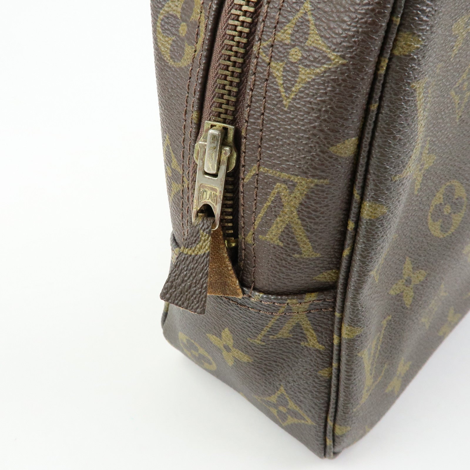 Louis Vuitton Monogram Trousse Toilette 27 Pouch Brown M47522