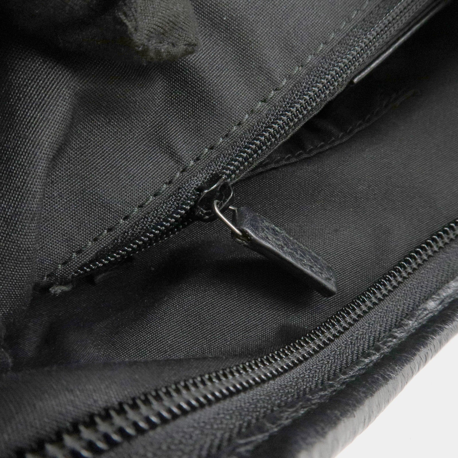 GUCCI Abbey Leather Shoulder Bag Hand Bag Black Silver S268637