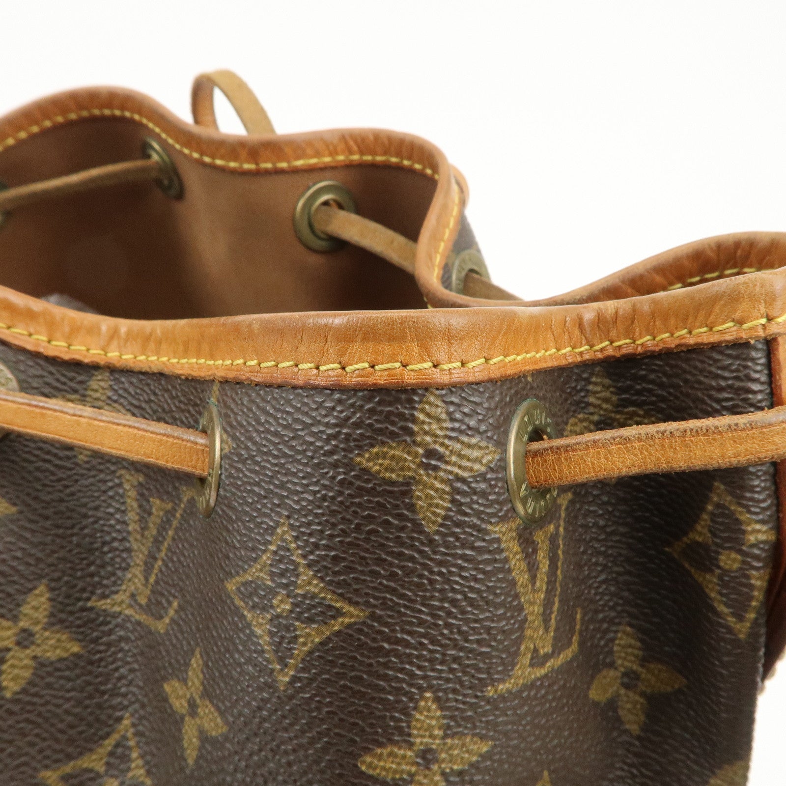 Louis Vuitton Monogram Canvas Petit Noe Shoulder Bag Brown M42226