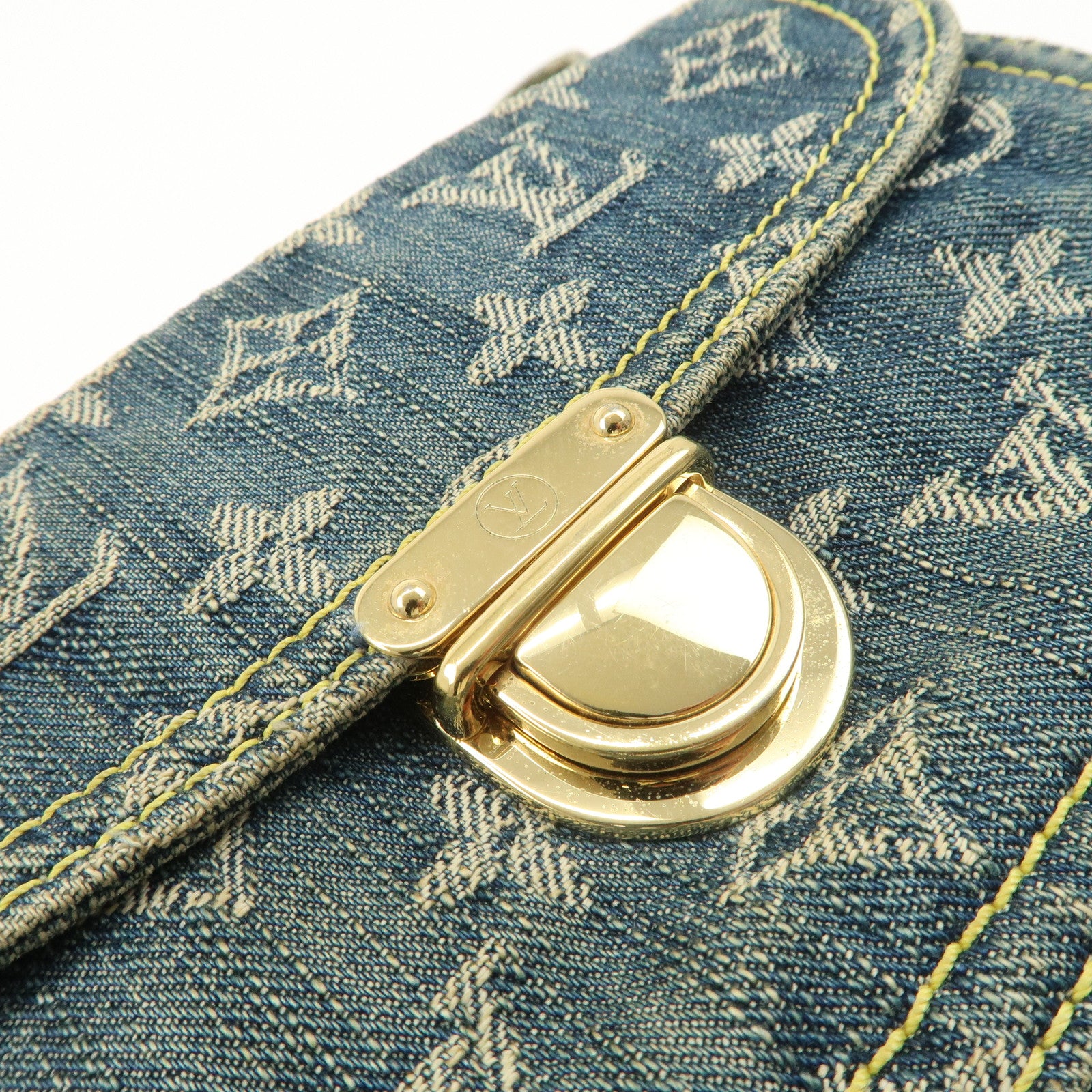 Louis Vuitton Monogram Denim Bum Bag Waist Bag Blue M95347
