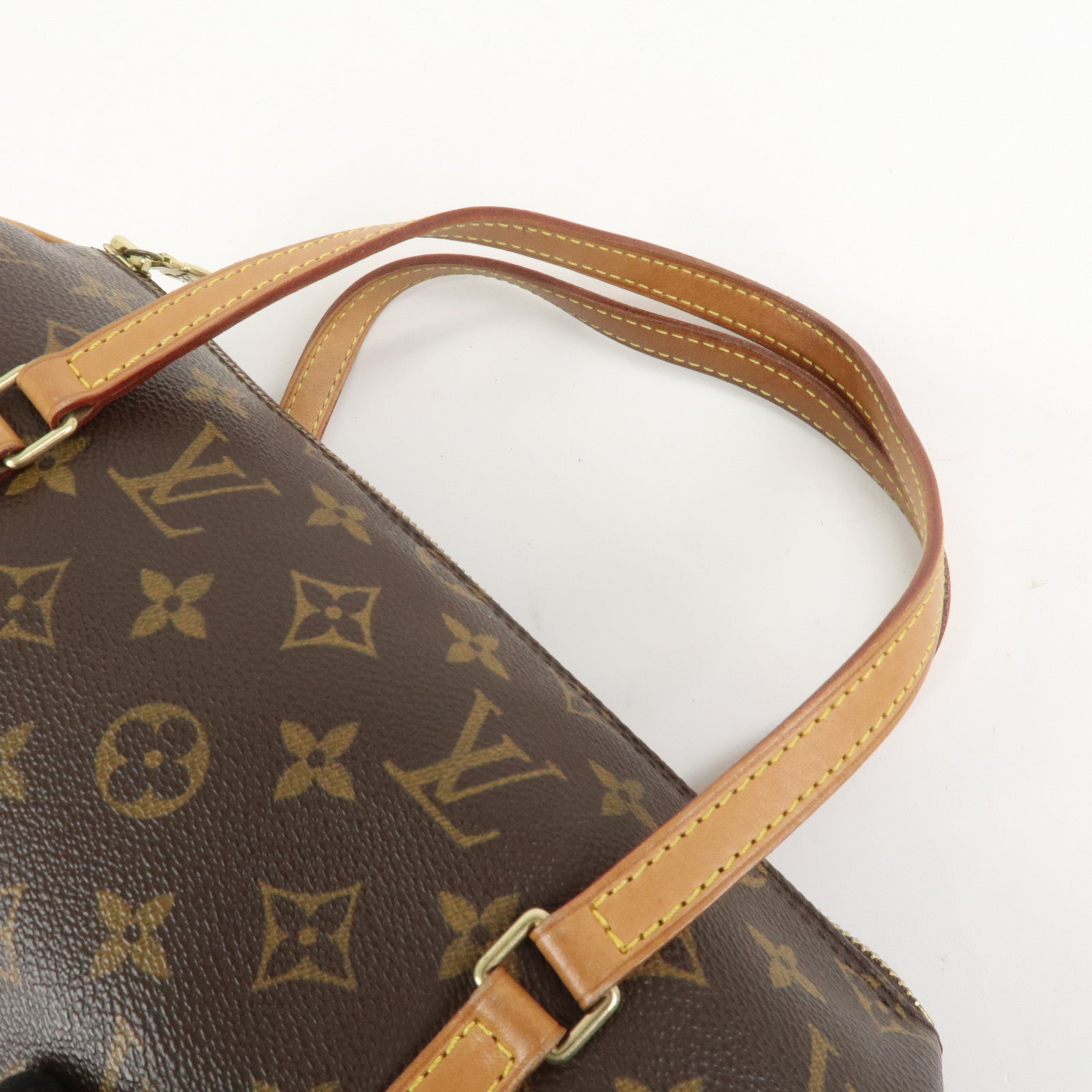 Louis Vuitton Monogram Papillon 26 Hand Bag Brown M51386