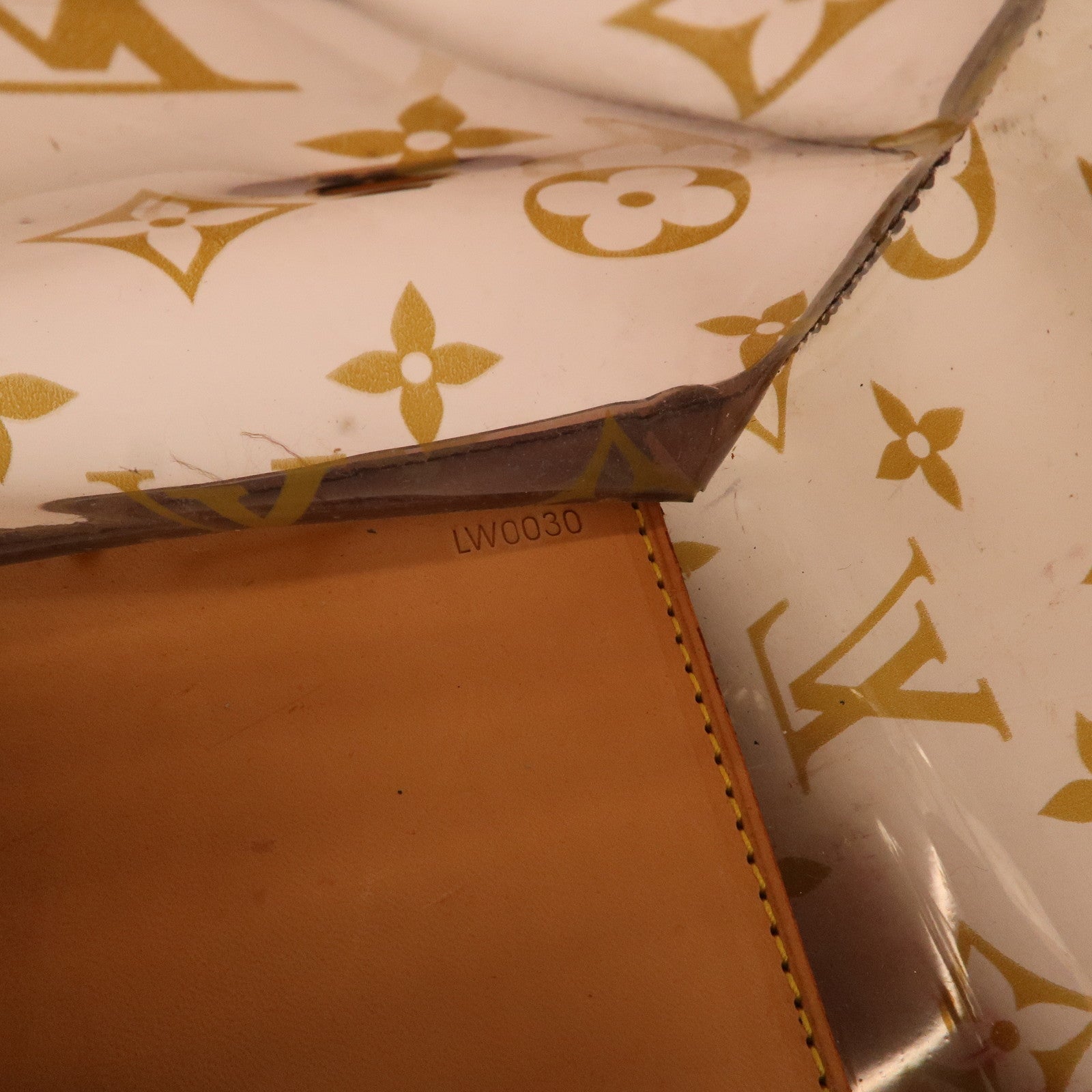 Louis Vuitton Monogram Cabas Cruise Vinyl Tote Bag Brown M50500 Used