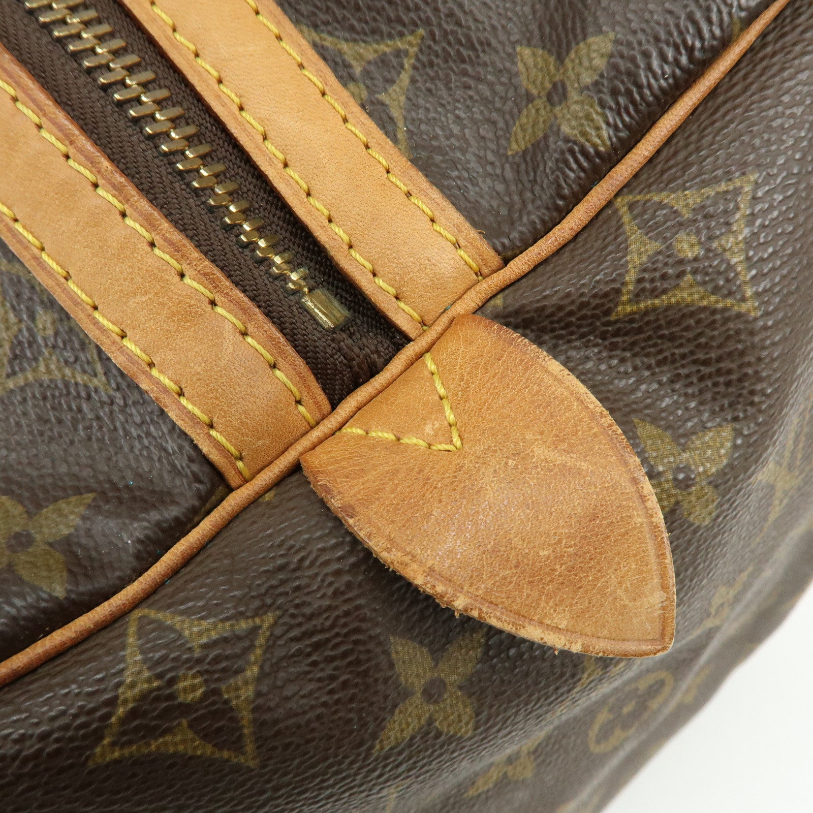 Louis Vuitton Monogram Sac Souple 45 Boston Bag Brown M41624