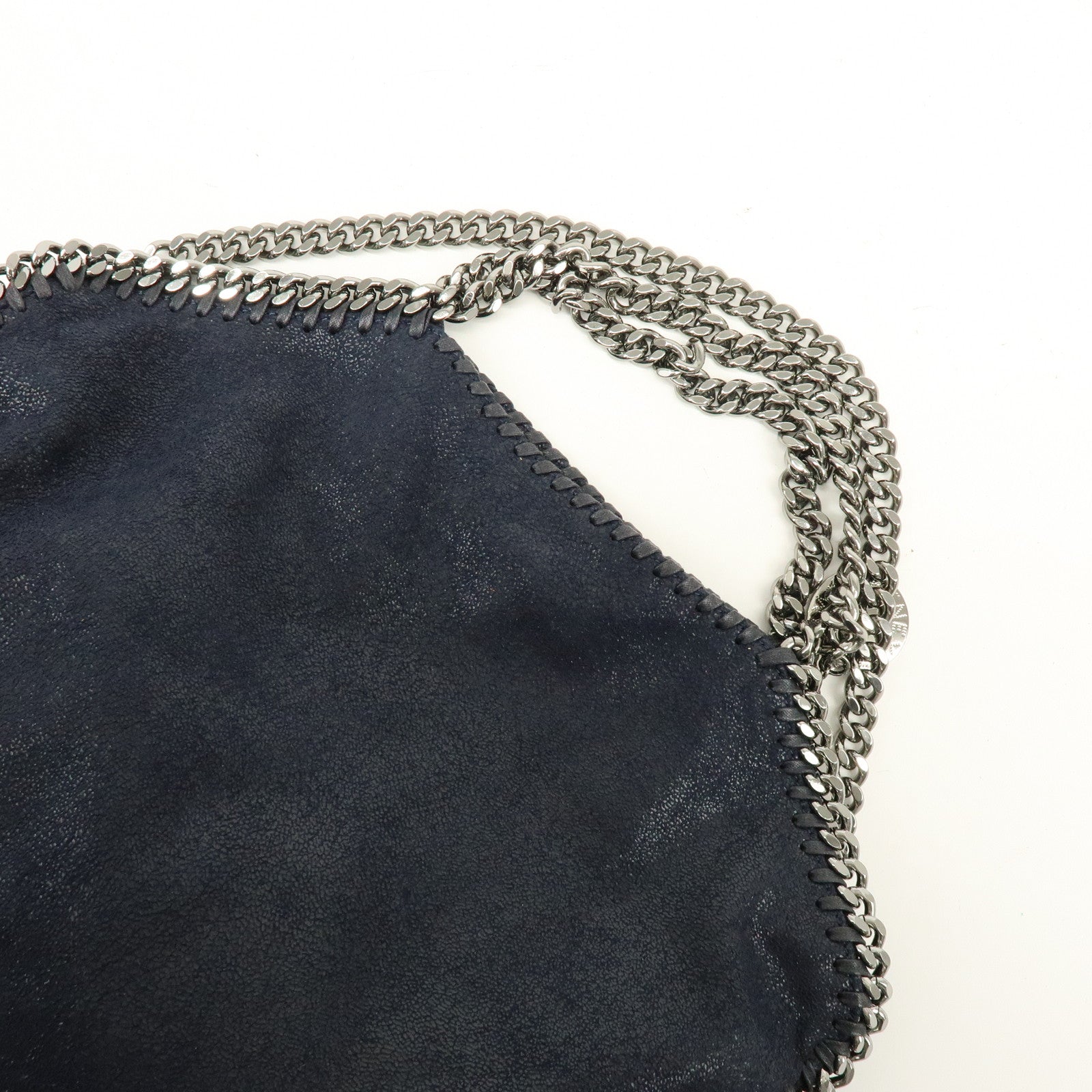 STELLA MCCARTNEY Falabella Faux Leather 2Way Bag Dark Navy 234387
