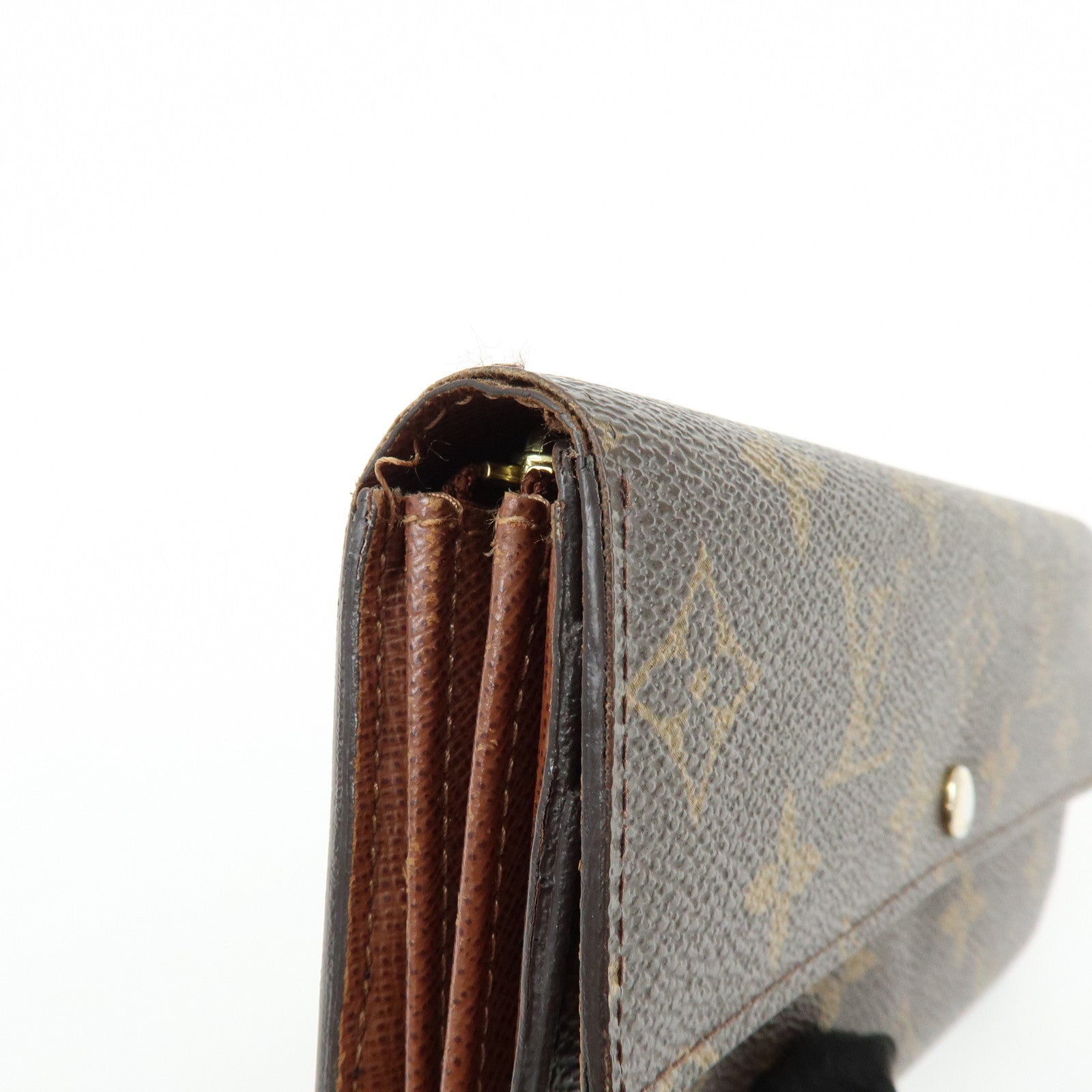 Louis Vuitton Monogram Portefeuille Sarah Long Wallet Brown M61734