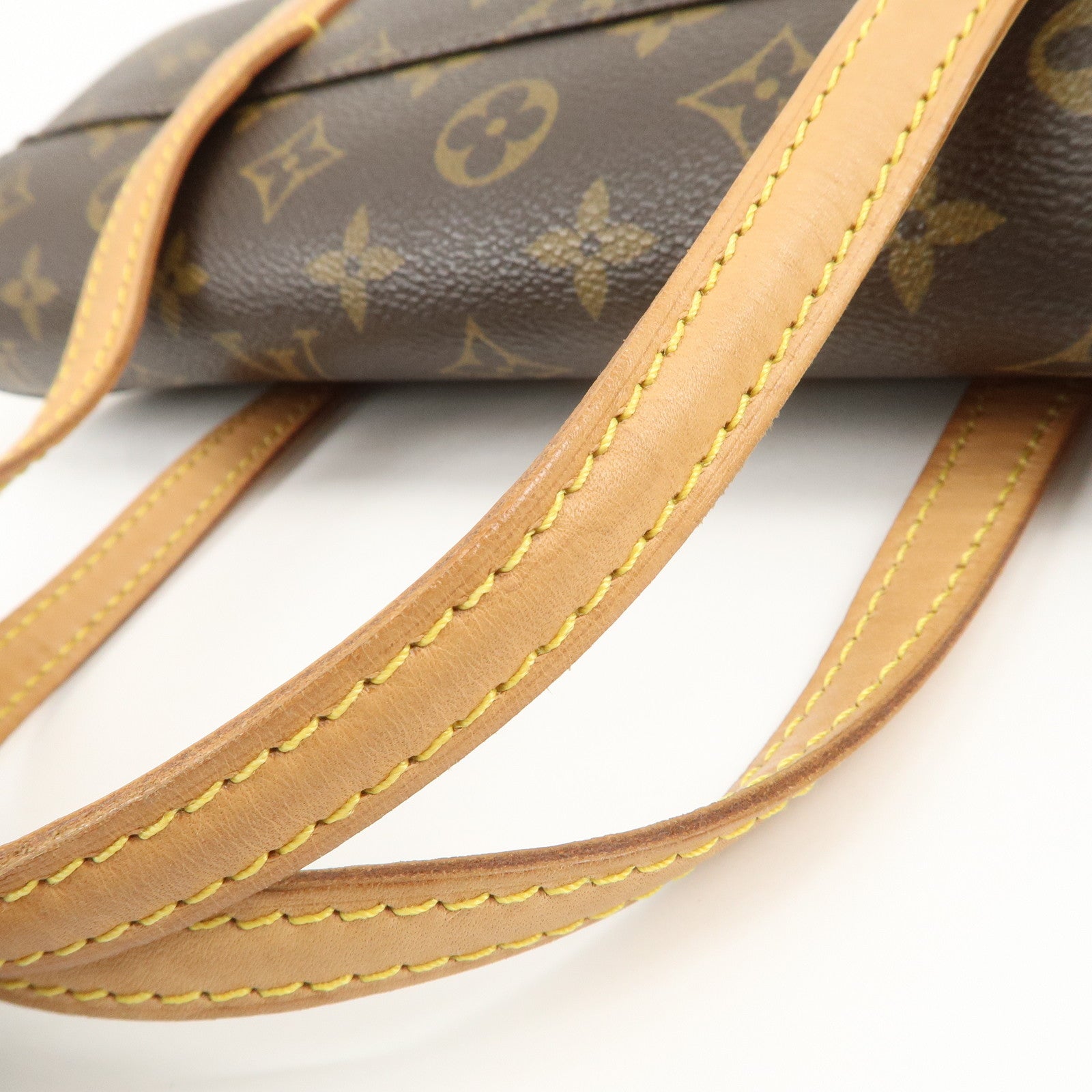 Louis Vuitton Monogram Sonatine Hand Bag Brown M51902