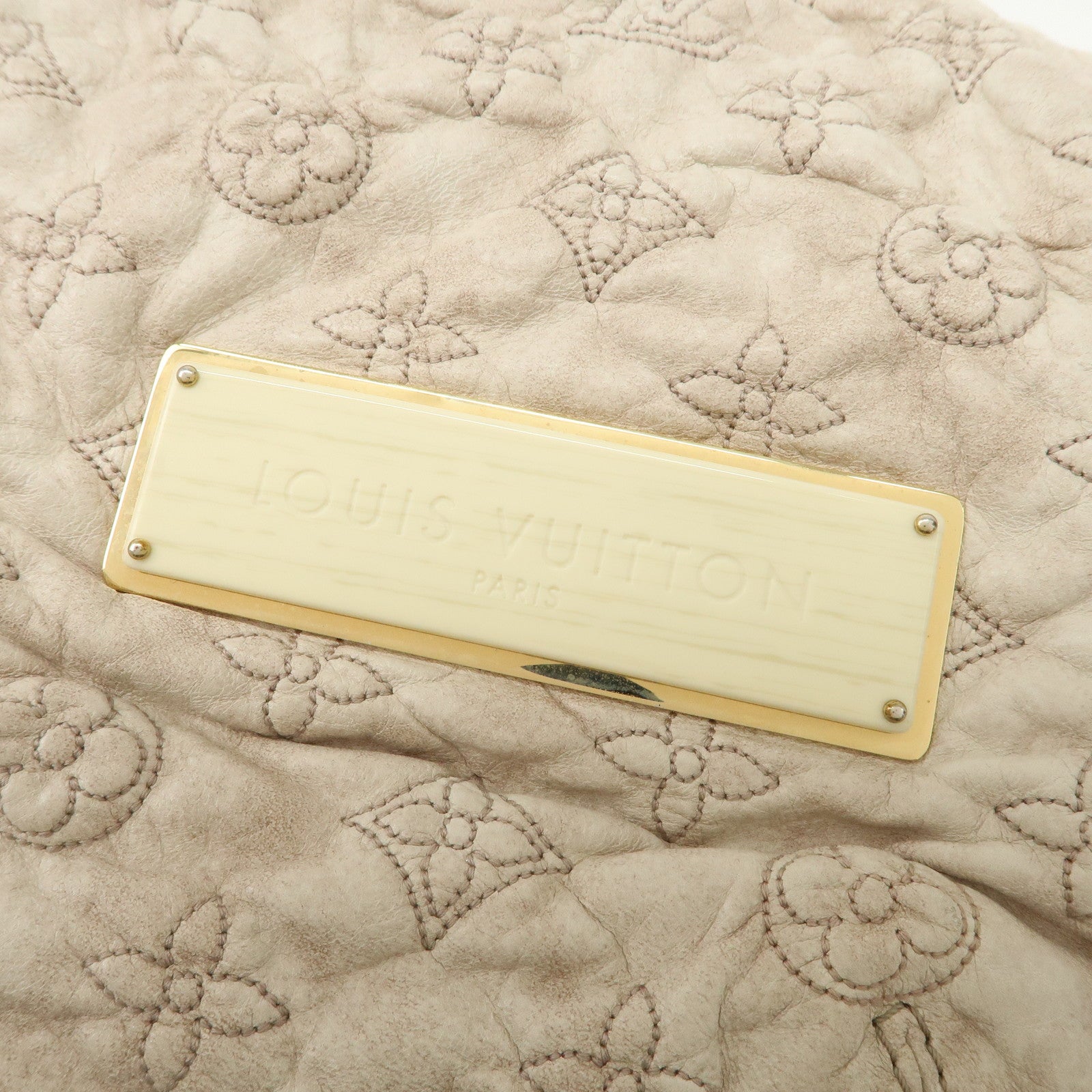 Louis Vuitton Leather Monogram O Lamp Nimbs GM Shoulder Bag M95423 Used