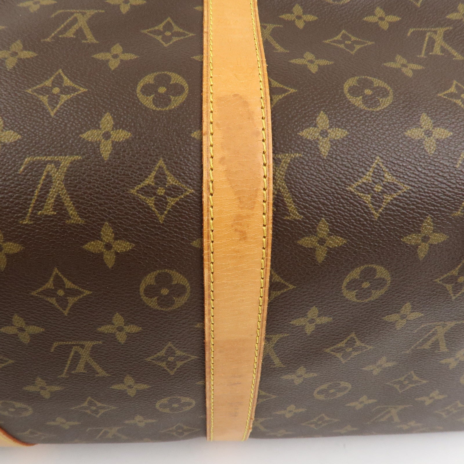 Louis Vuitton Monogram Keep All Bandouliere 55 Boston Bag M41414