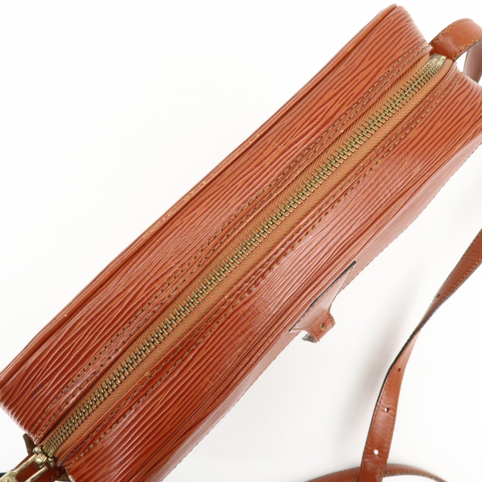 Louis Vuitton Epi Jeune Fille Shoulder Bag Kenya Brown M52153