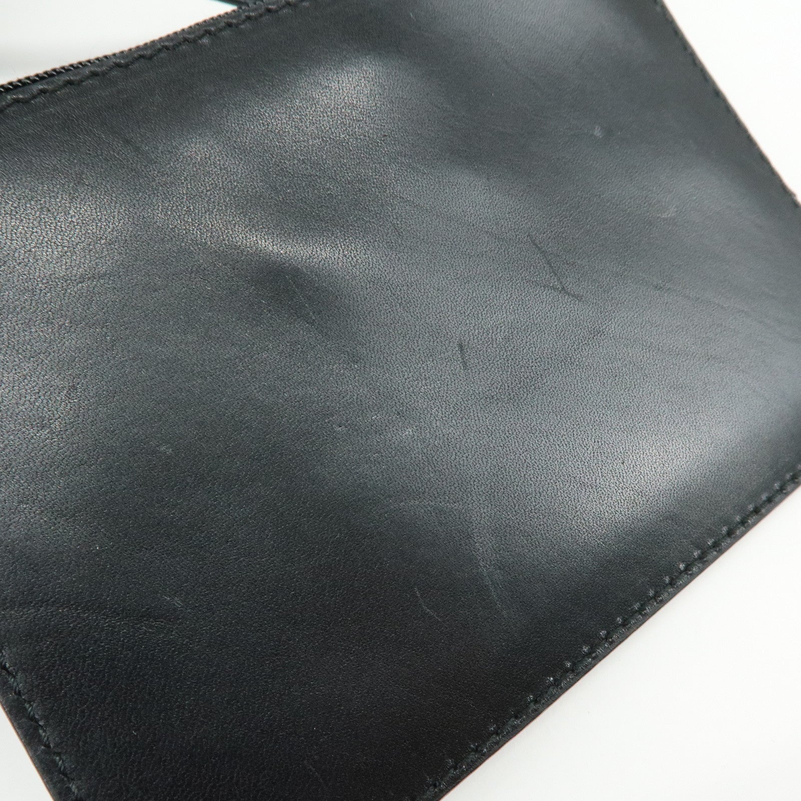 GUCCI GG Canvas Leather Tote Bag Hand Bag Black 101919