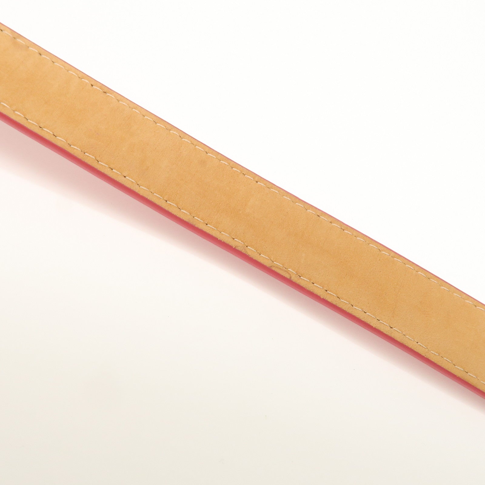 Louis Vuitton Monogram Vernis Leather Ceinture Belt 80/32 Framboise M9798