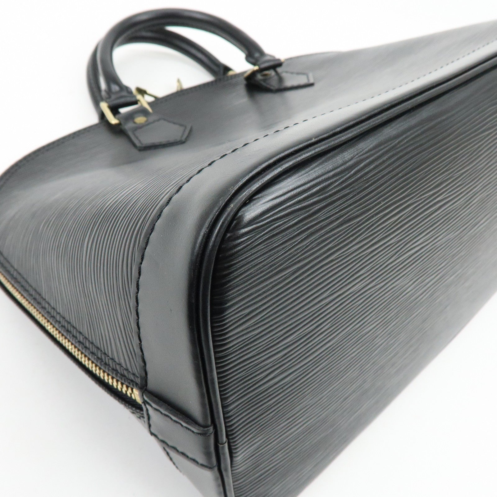 Louis Vuitton Epi Alma Hand Bag Noir Black M52142