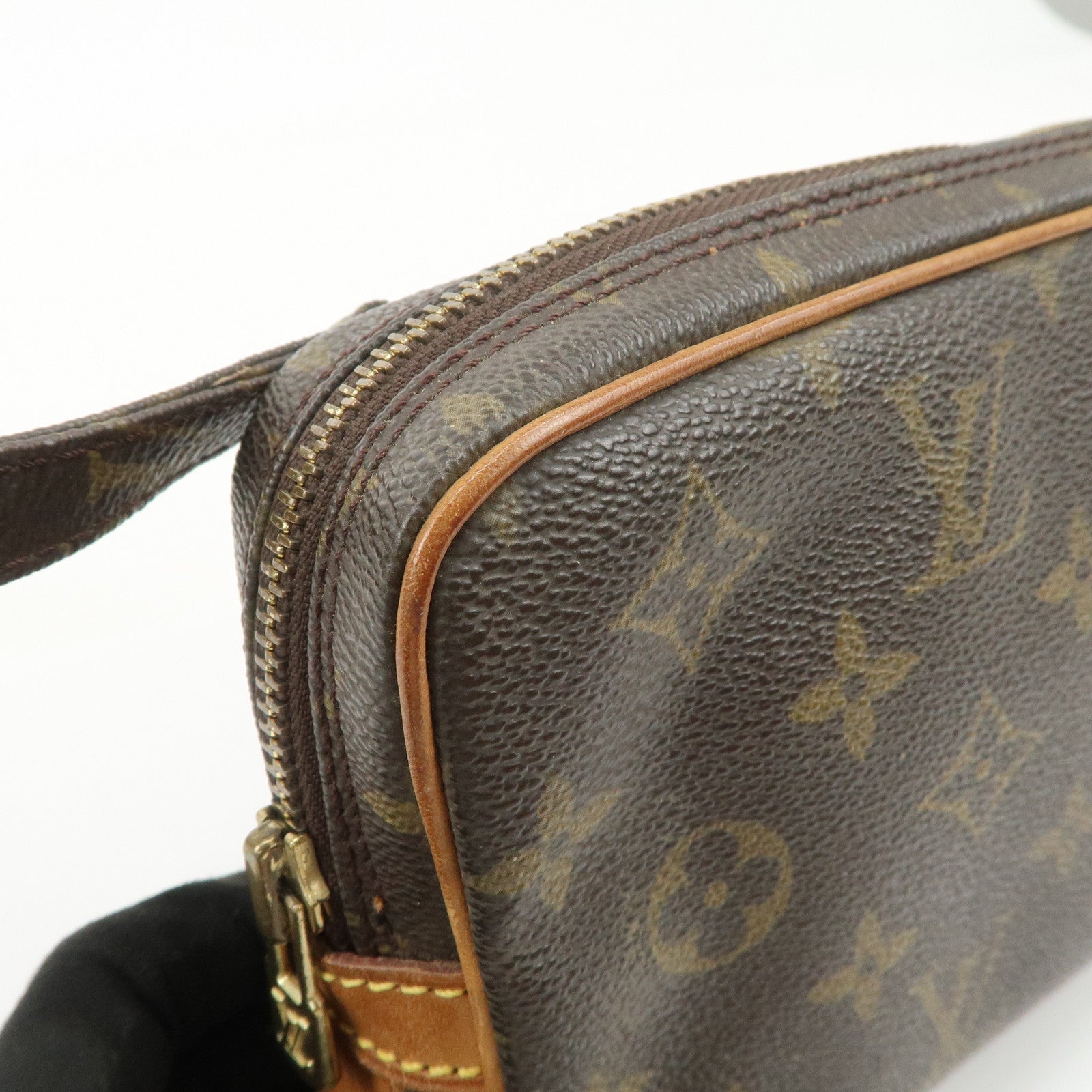 Louis Vuitton Monogram Pochette Marly Bandouliere Bag Brown M51828