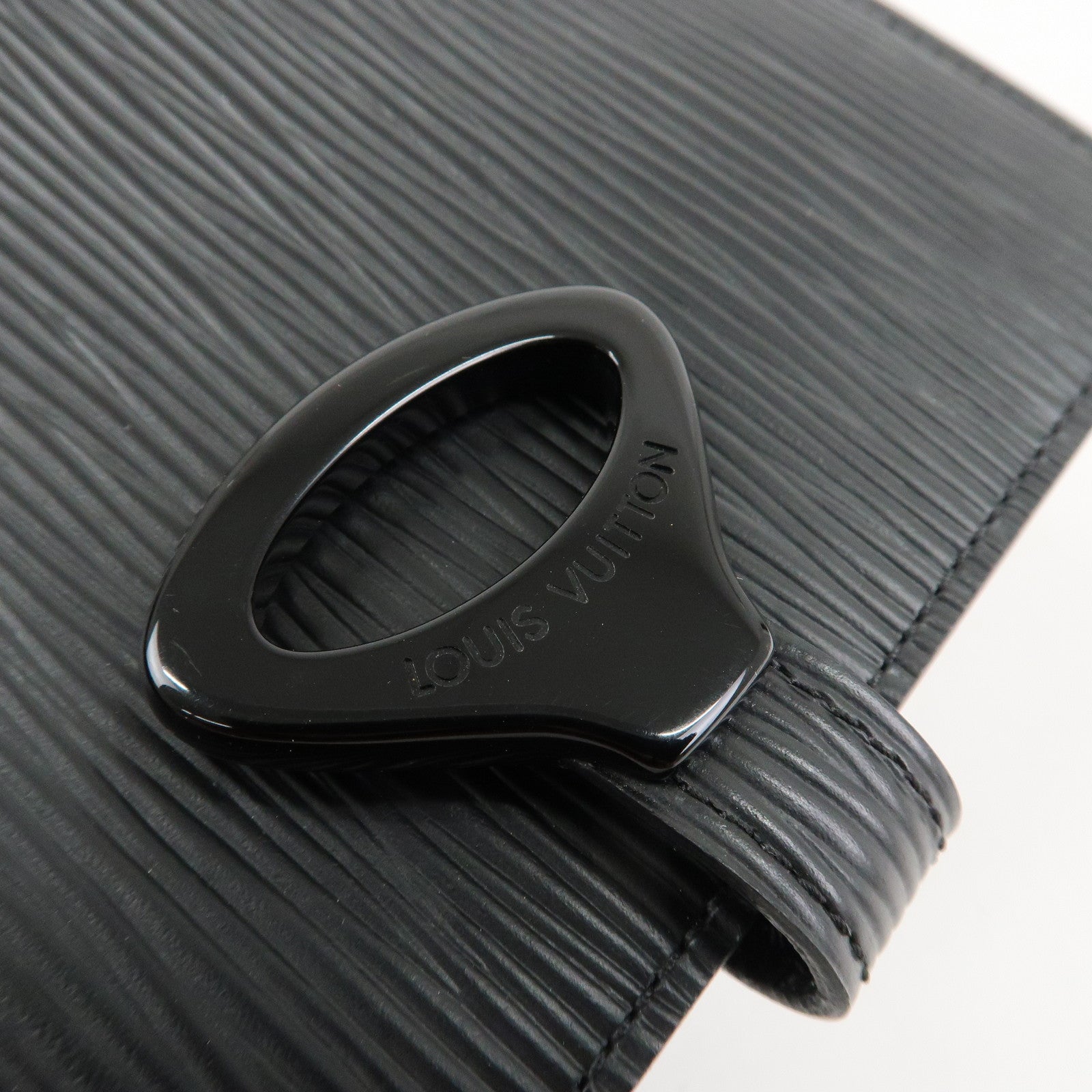 Louis Vuitton EpiZ Agenda PM Planner Cover Black Noir R20092 Used