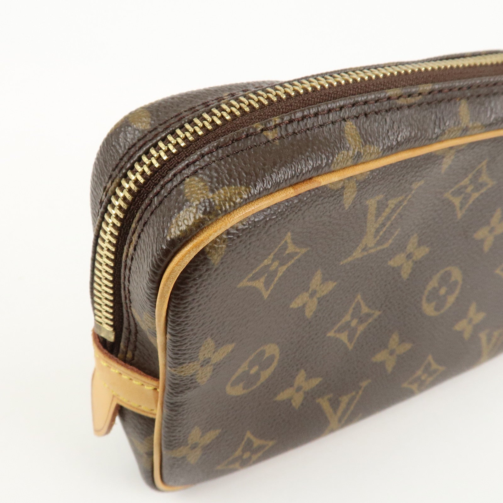 Louis Vuitton Monogram Pochette Marly Bandouliere Bag Brown M51828 Used