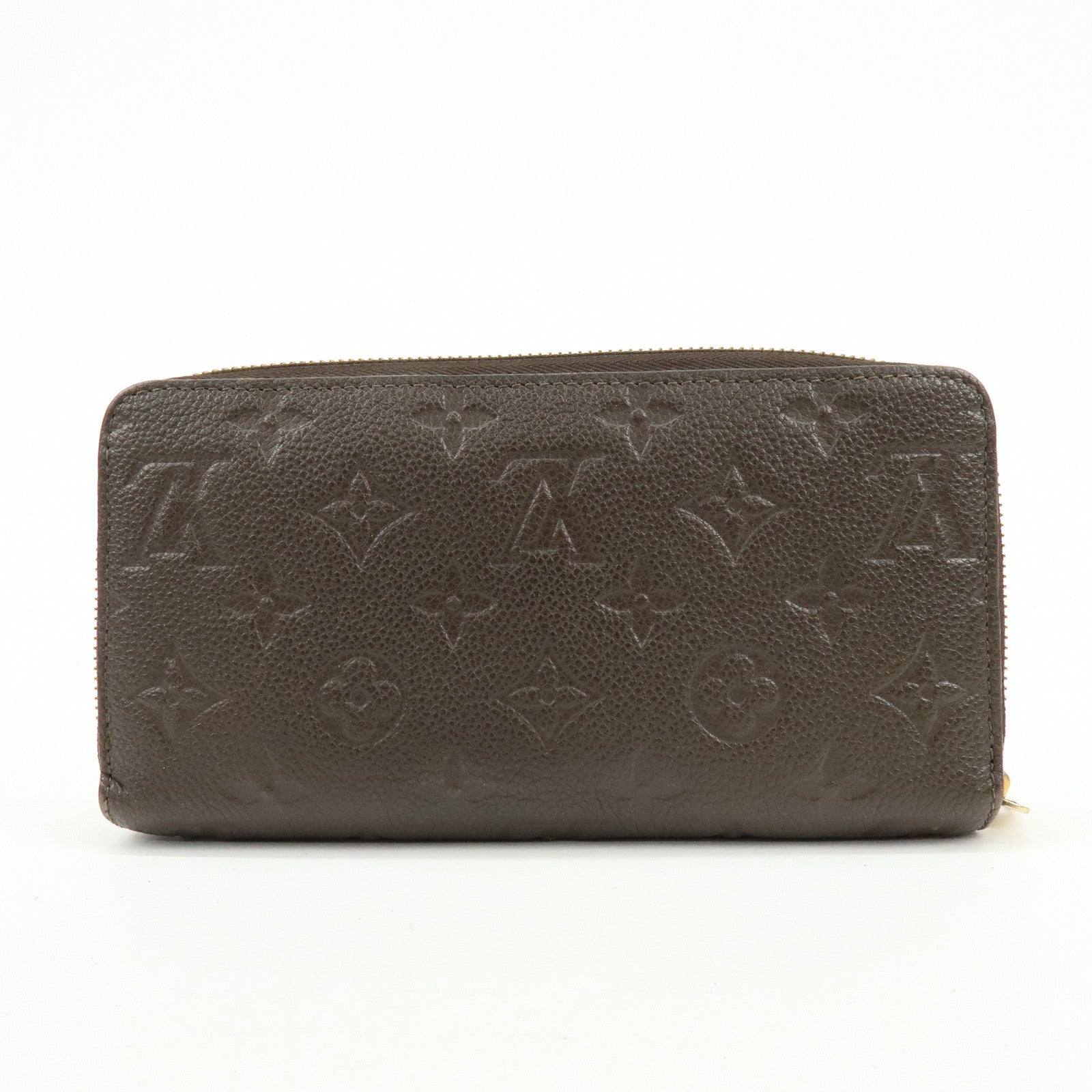 Louis Vuitton Monogram Empreinte Round Zippy Wallet Terre M60548