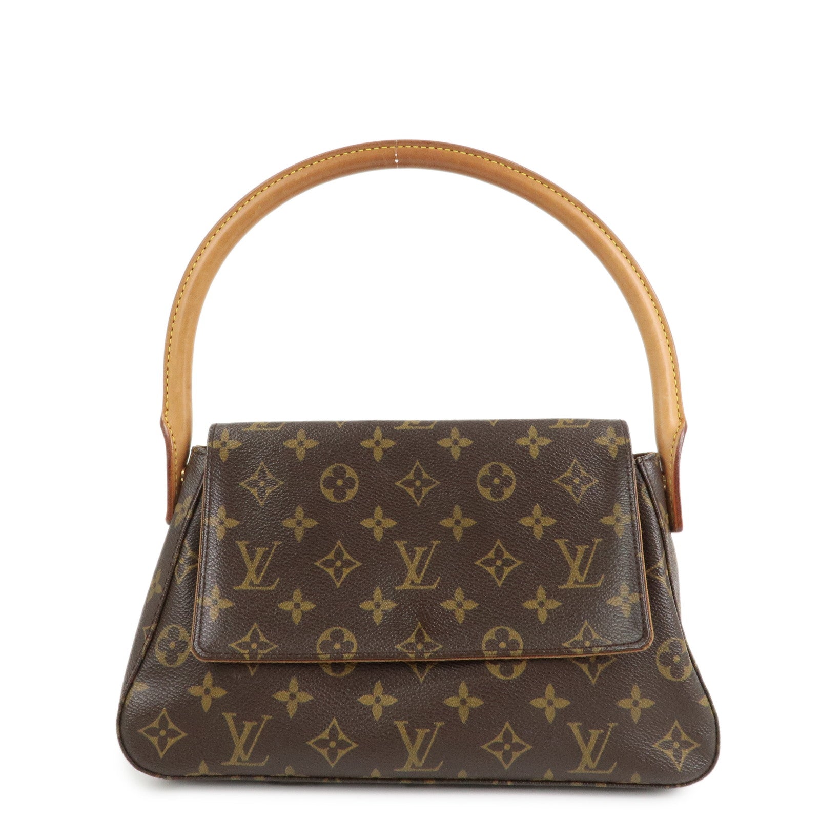 Louis Vuitton Monogram Mini Looping Shoulder Bag Brown M51147