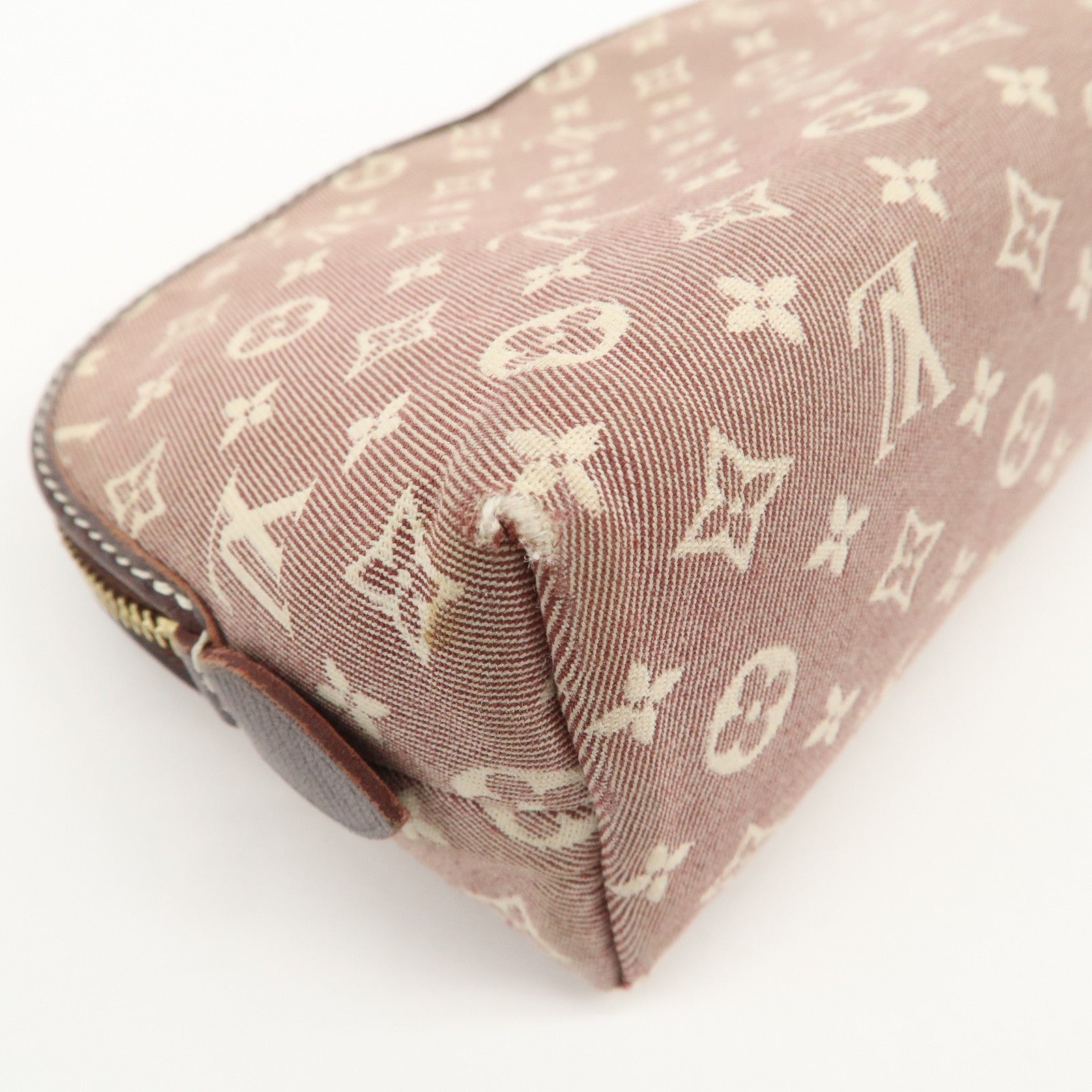 Louis Vuitton Monogram Idylle Pochette Cosmetic Pouch Sepia M40377