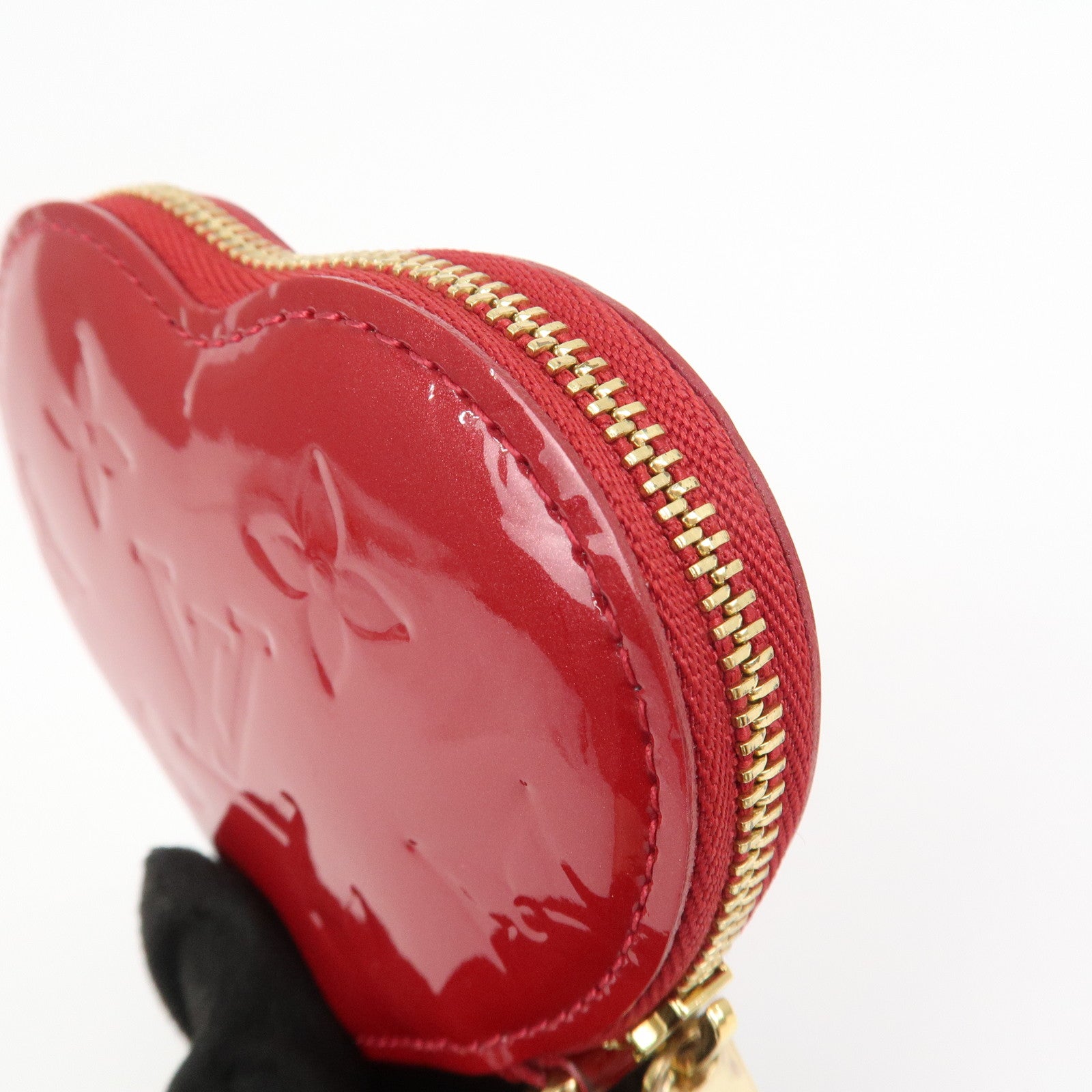 Louis Vuitton Monogram Vernis Porte Monnaie Coeur Coin Case M93562