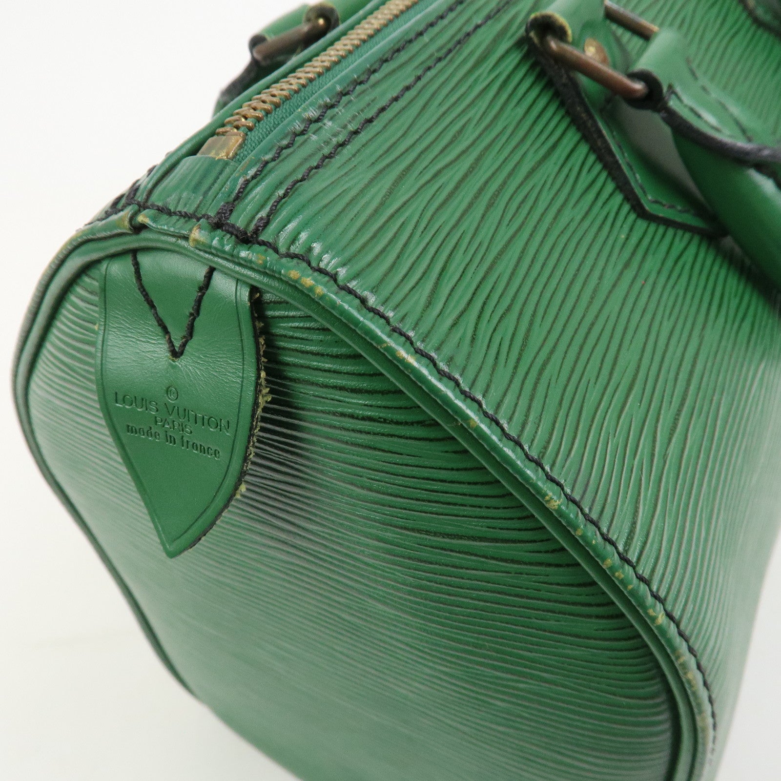 Louis Vuitton Epi Speedy 25 Hand Boston Bag Borneo Green M43014