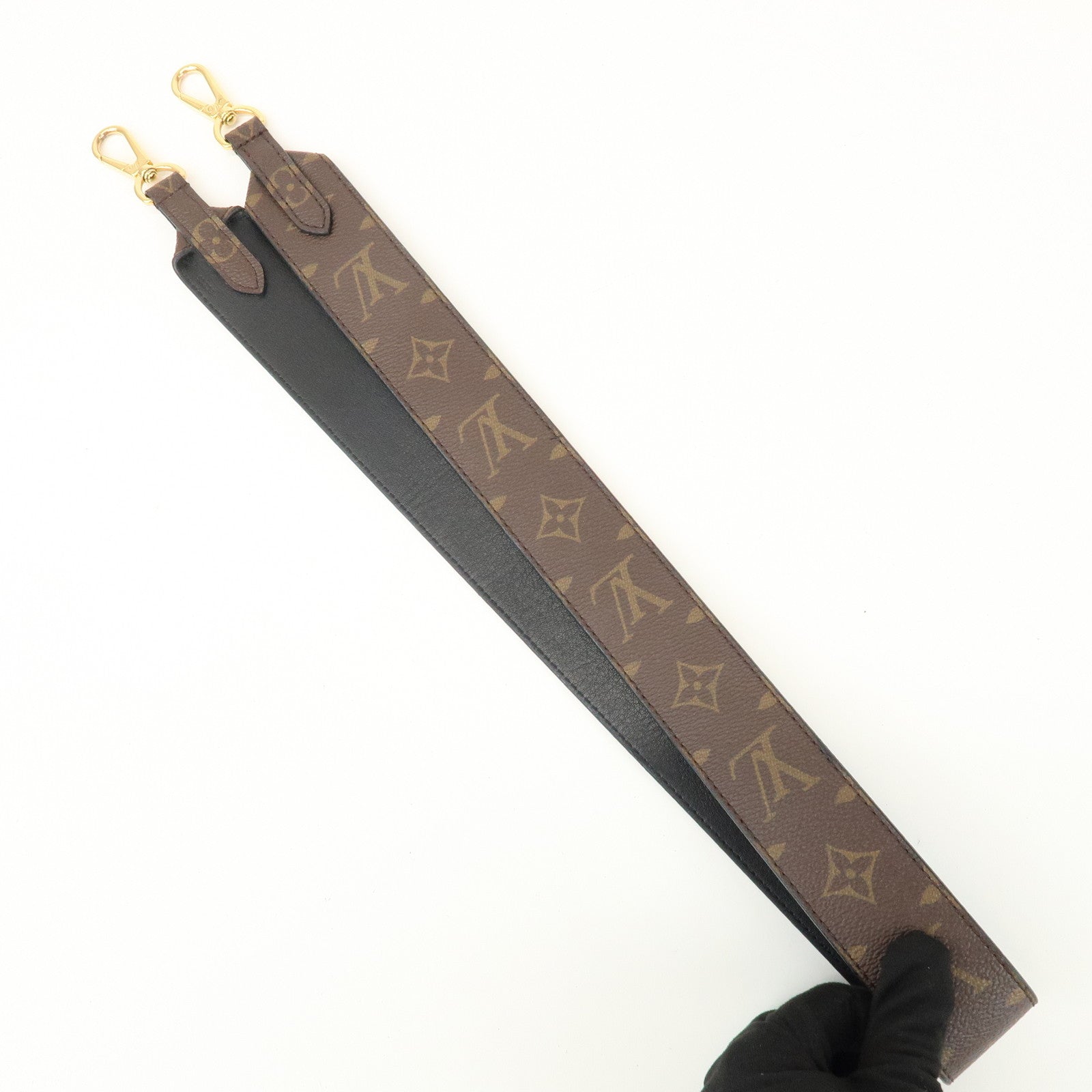 Louis Vuitton Monogram Canvas Calf Leather Shoulder Strap J02288