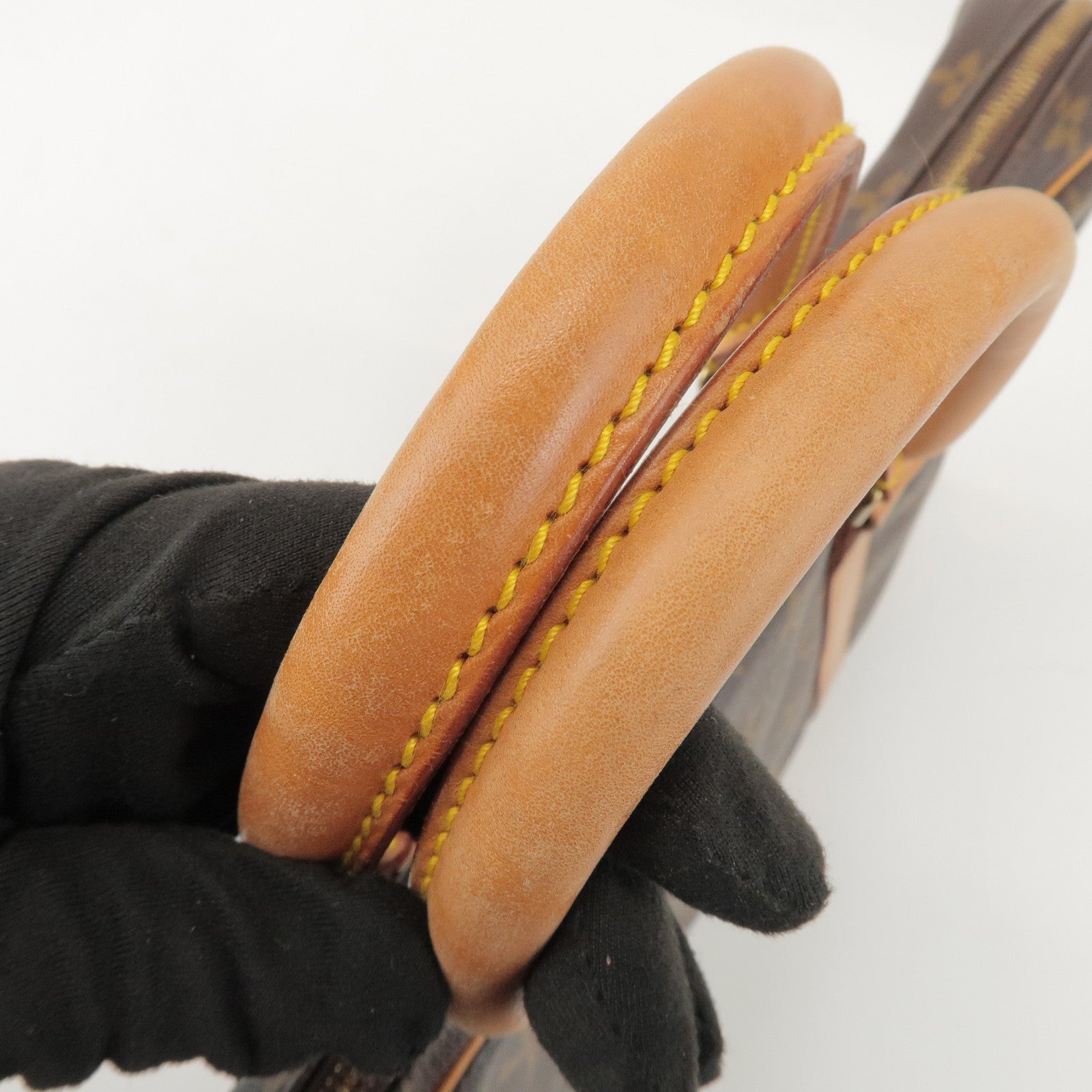 Louis Vuitton Monogram Porte Documents Voyage Bag Brown M53361