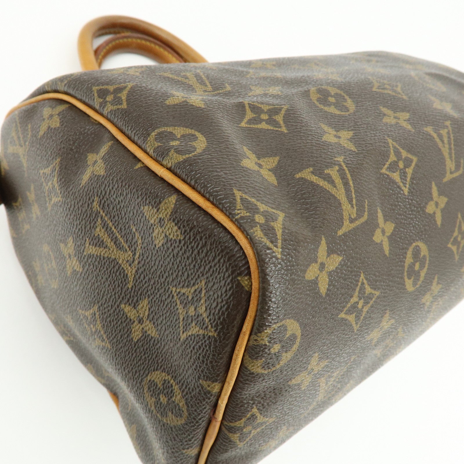 Louis Vuitton Monogram Speedy 25 Boston Bag Hand Bag Brown M41528