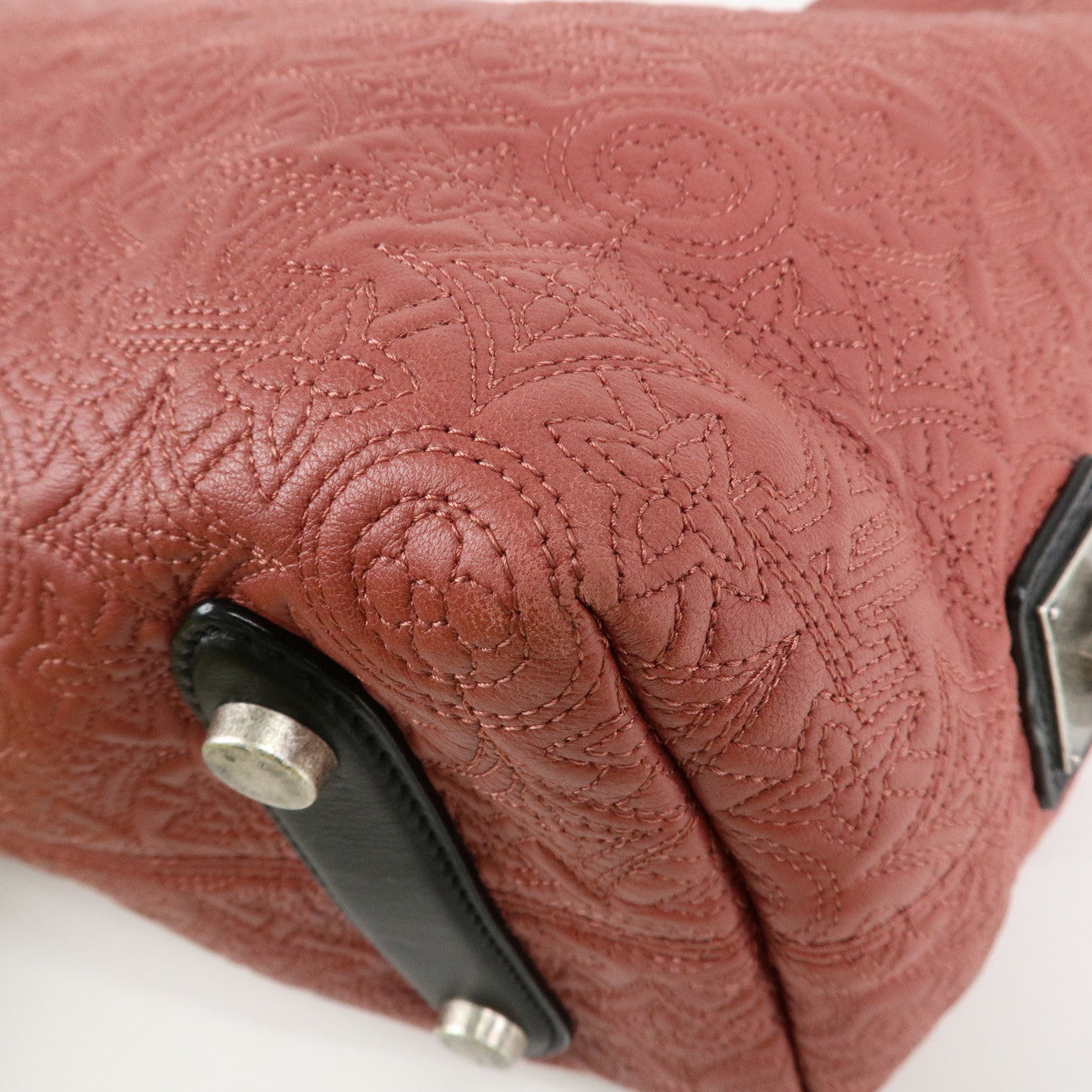 Louis Vuitton Monogram Antia Leather Hobo PM Shoulder Bag M93155 Used