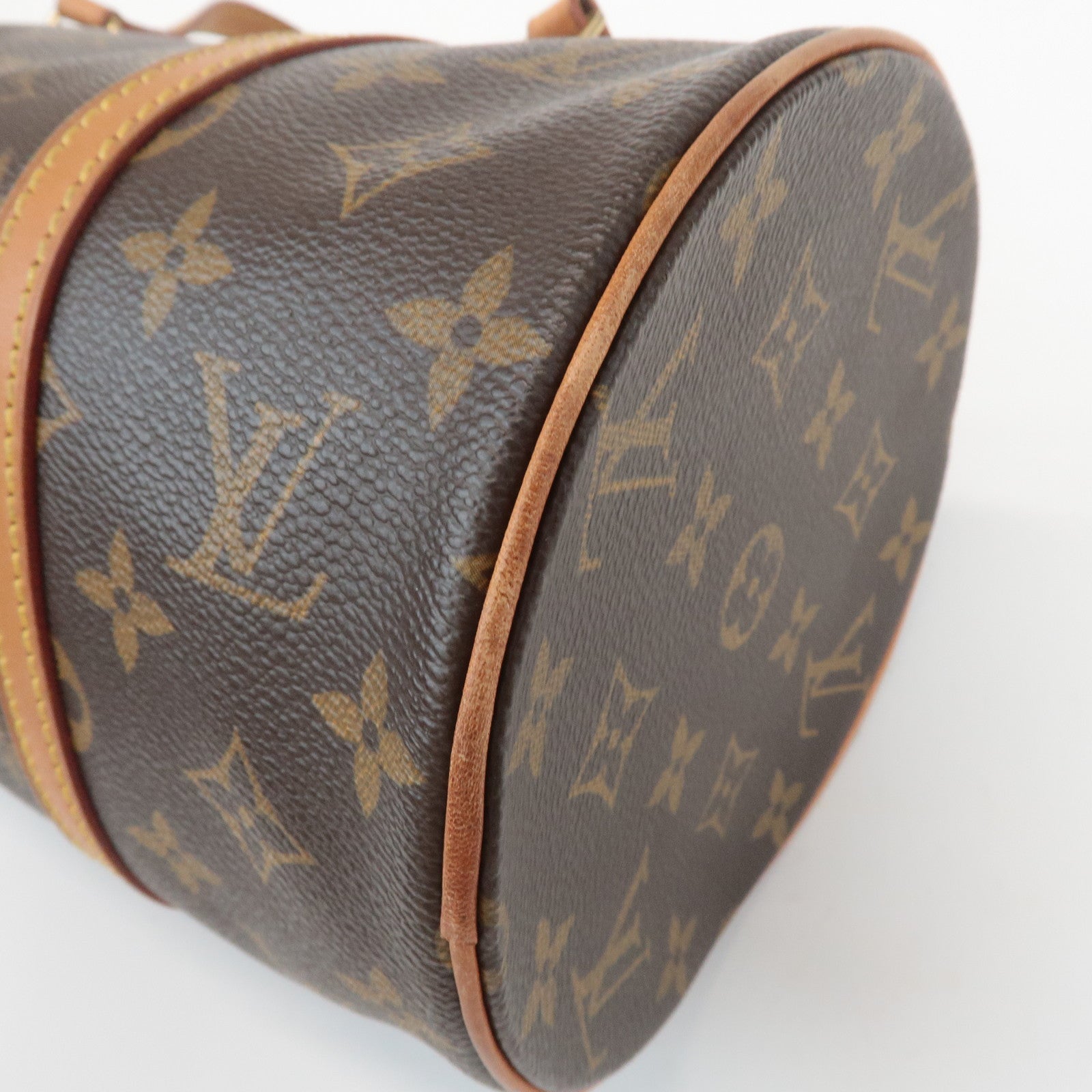 Louis Vuitton Monogram Papillon 30 Hand Bag New Style Brown M51385
