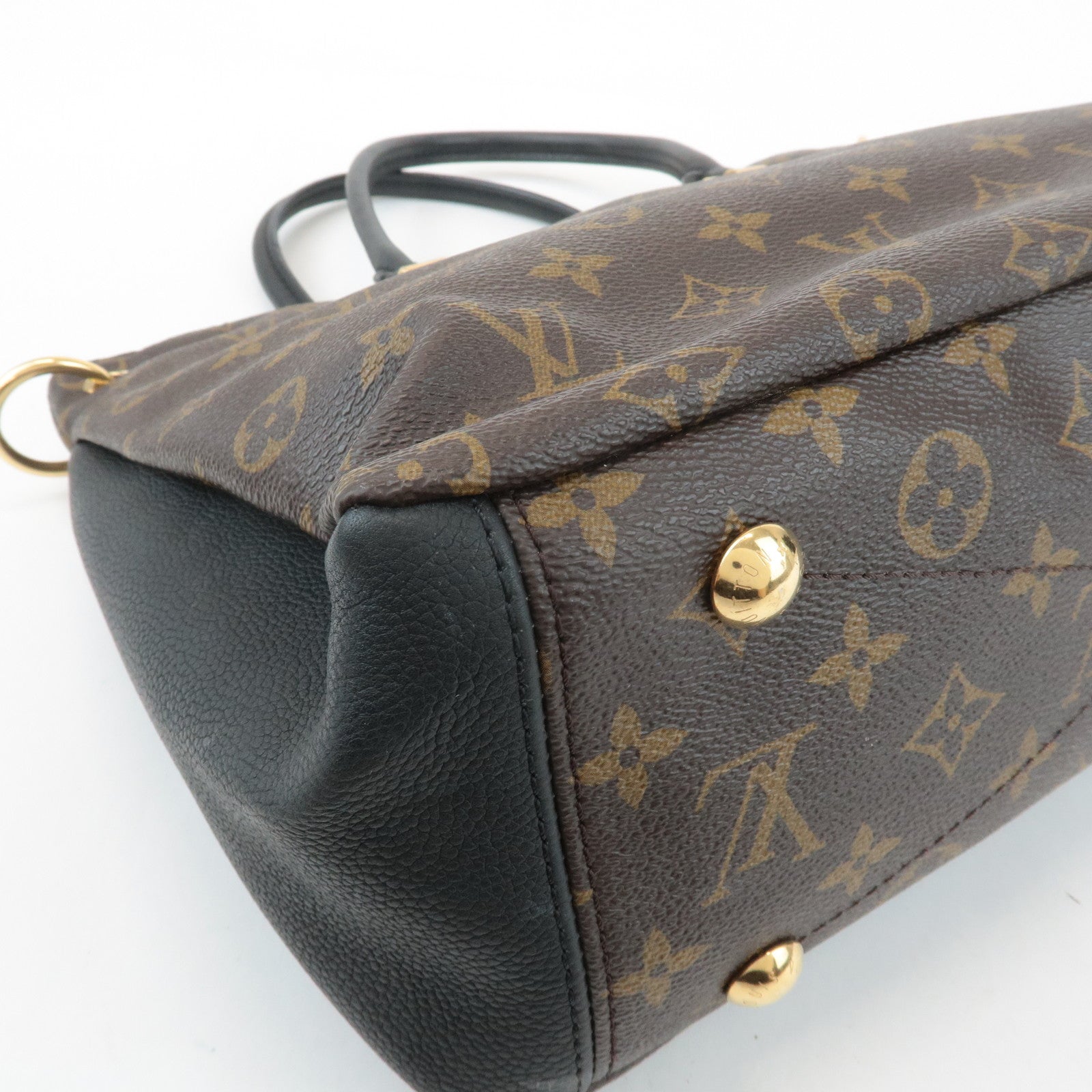 Louis Vuitton Monogram Pallas 2Way Hand Bag Noir M42756 Used