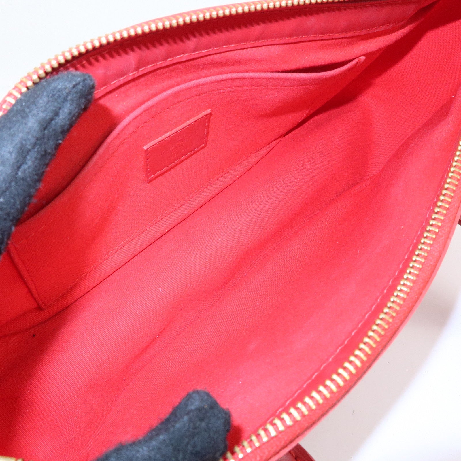 Louis Vuitton Epi Danura PM Hand Bag Shoulder Bag Red M5891E