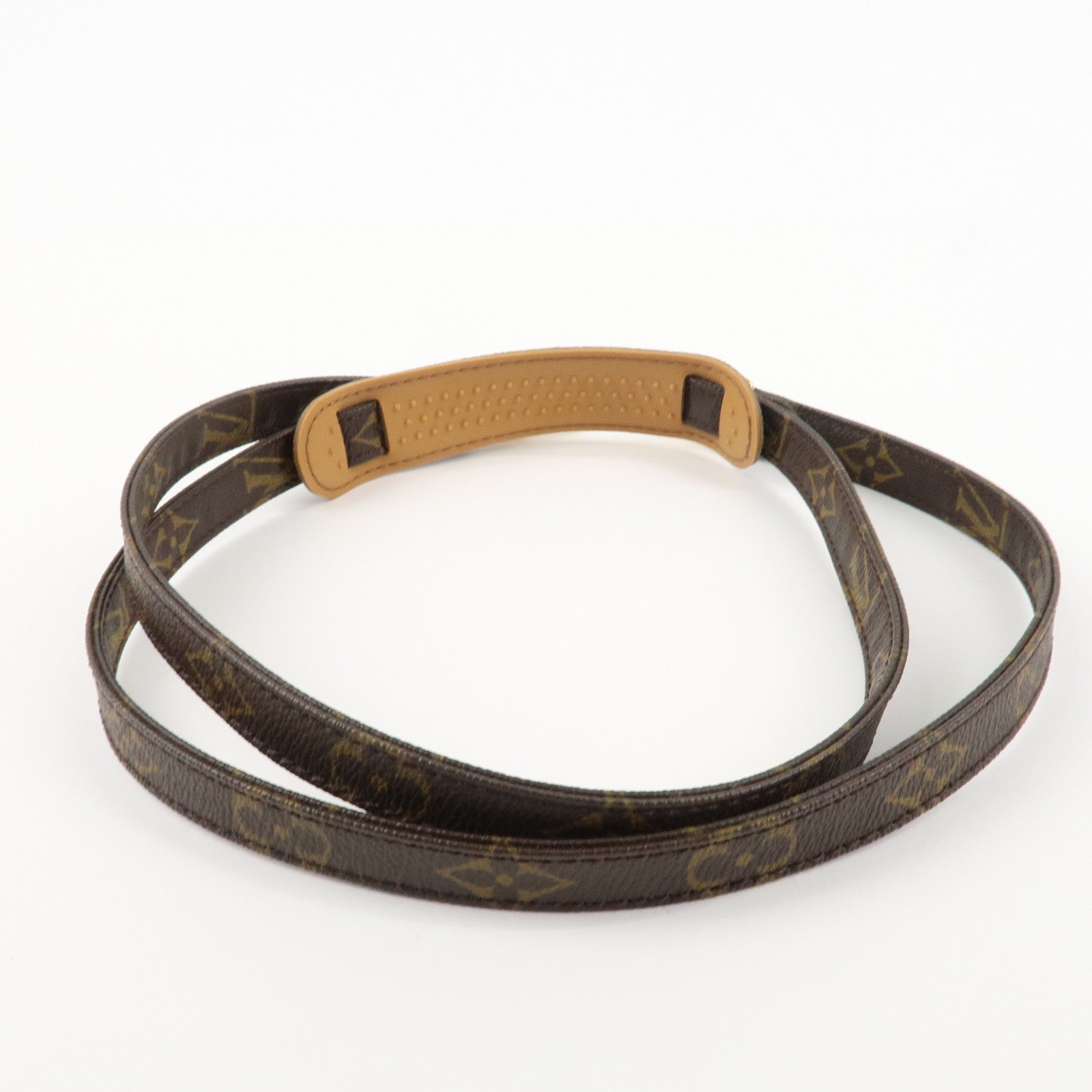 Louis Vuitton Monogram Canvas Shoulder Strap 120cm Brown J75010 Used