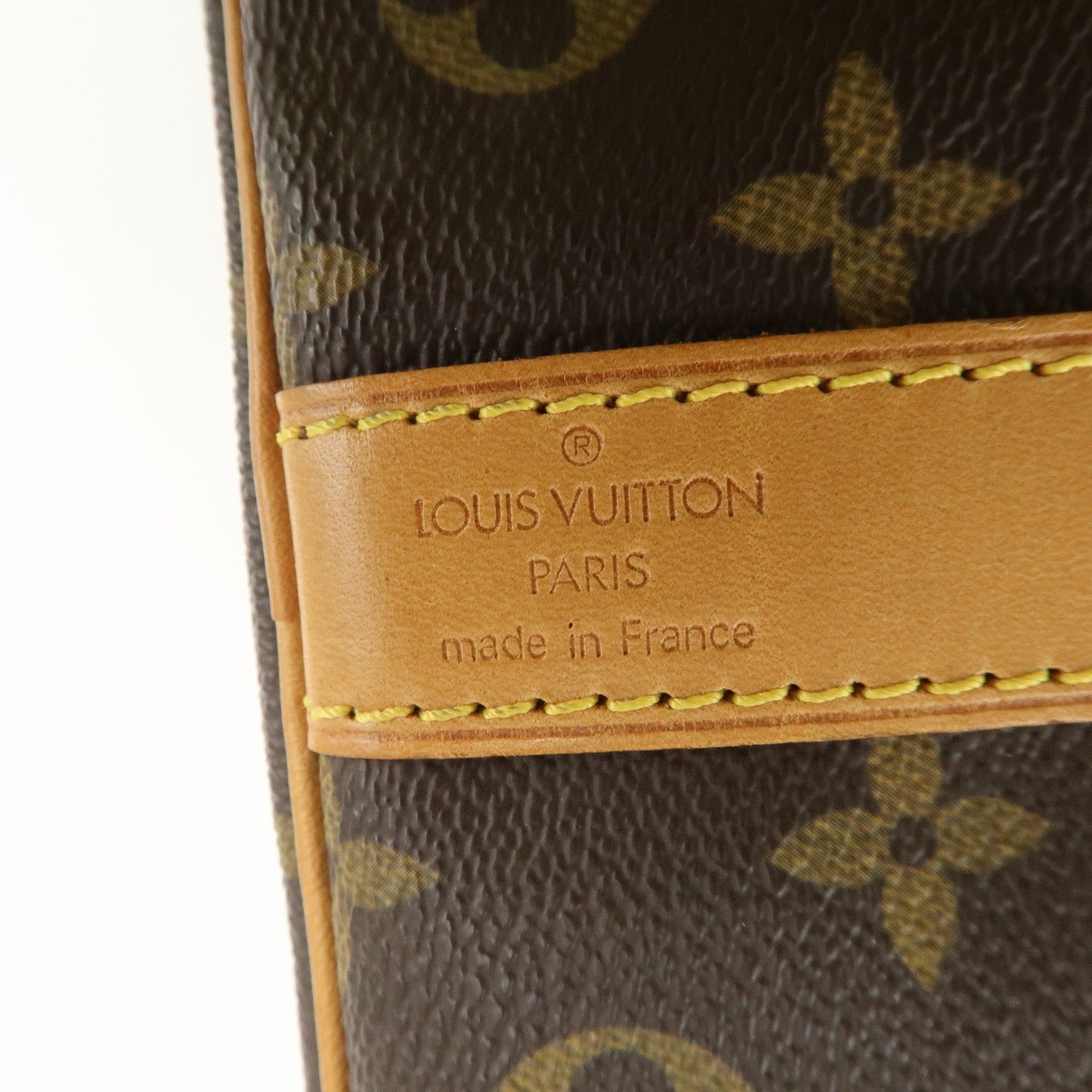 Louis Vuitton Monogram Keep All 50 Boston Bag Brown M41416 Used
