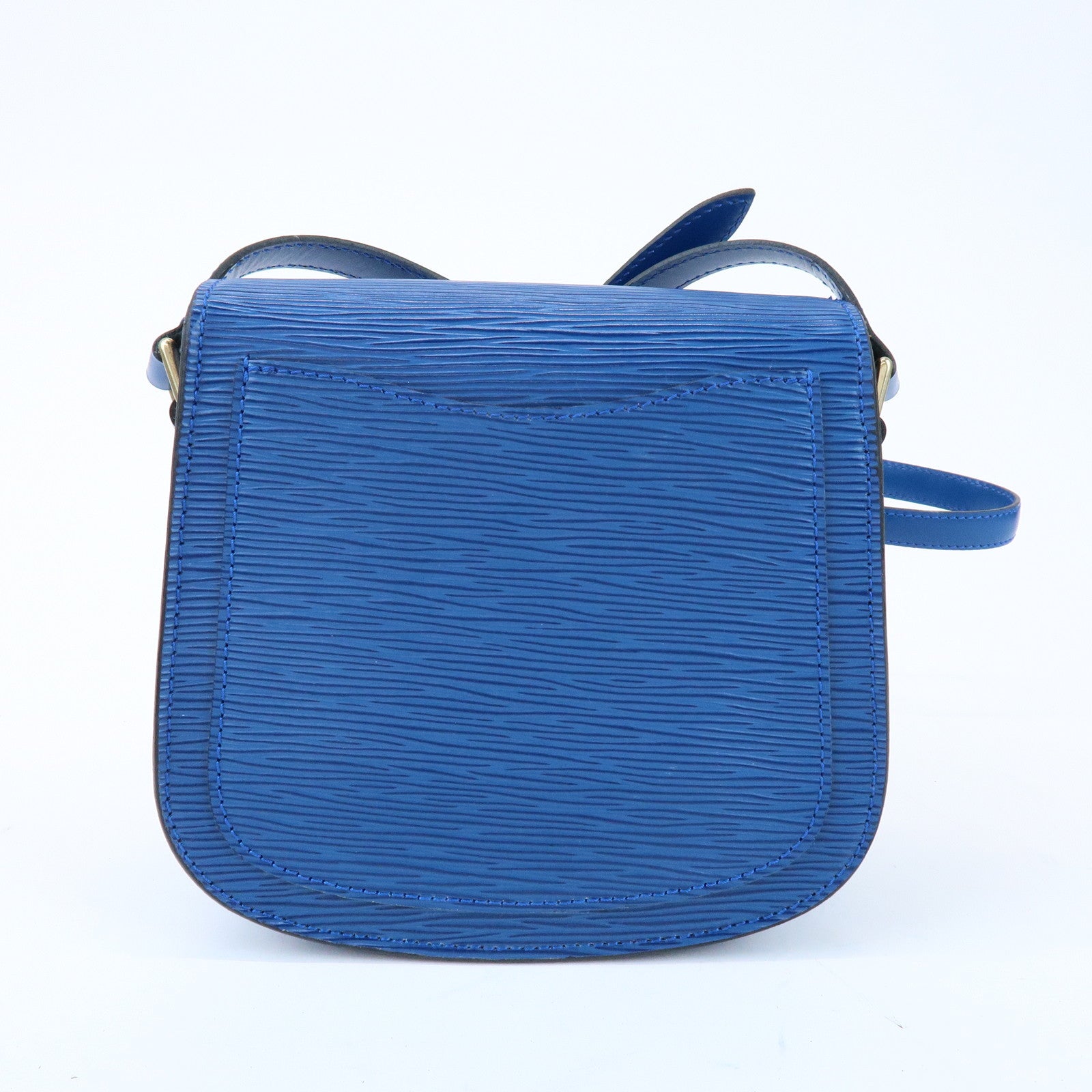 Louis Vuitton Epi Mini Saint Cloud Shoulder Bag Toledo Blue M52215