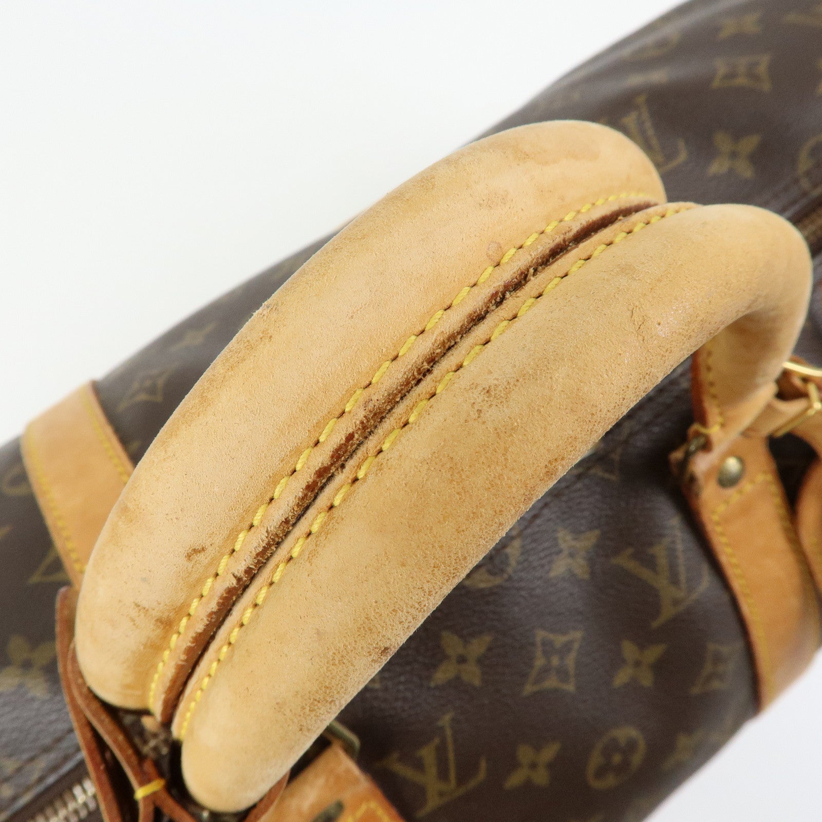 Louis Vuitton Monogram Keep All Bandouliere 50 Boston Bag M41416