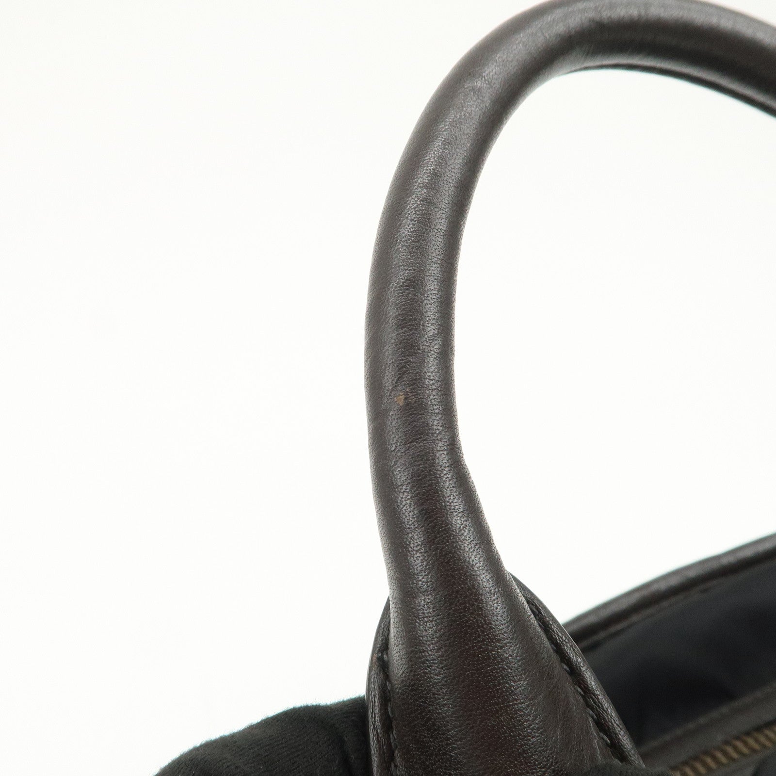 PRADA Nylon Jacquard Leather 2Way Bag Boston Shoulder Bag BL0769