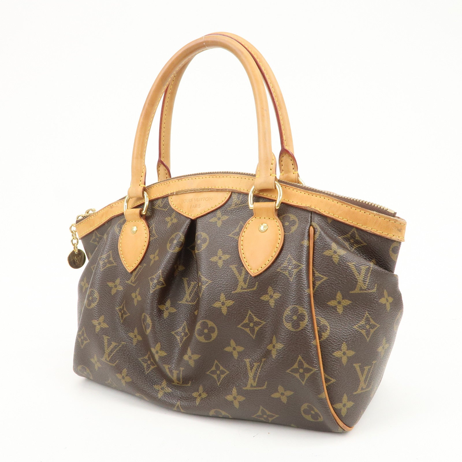 Louis Vuitton Monogram Tivoli PM Hand Bag Shoulder Bag Brown M40143