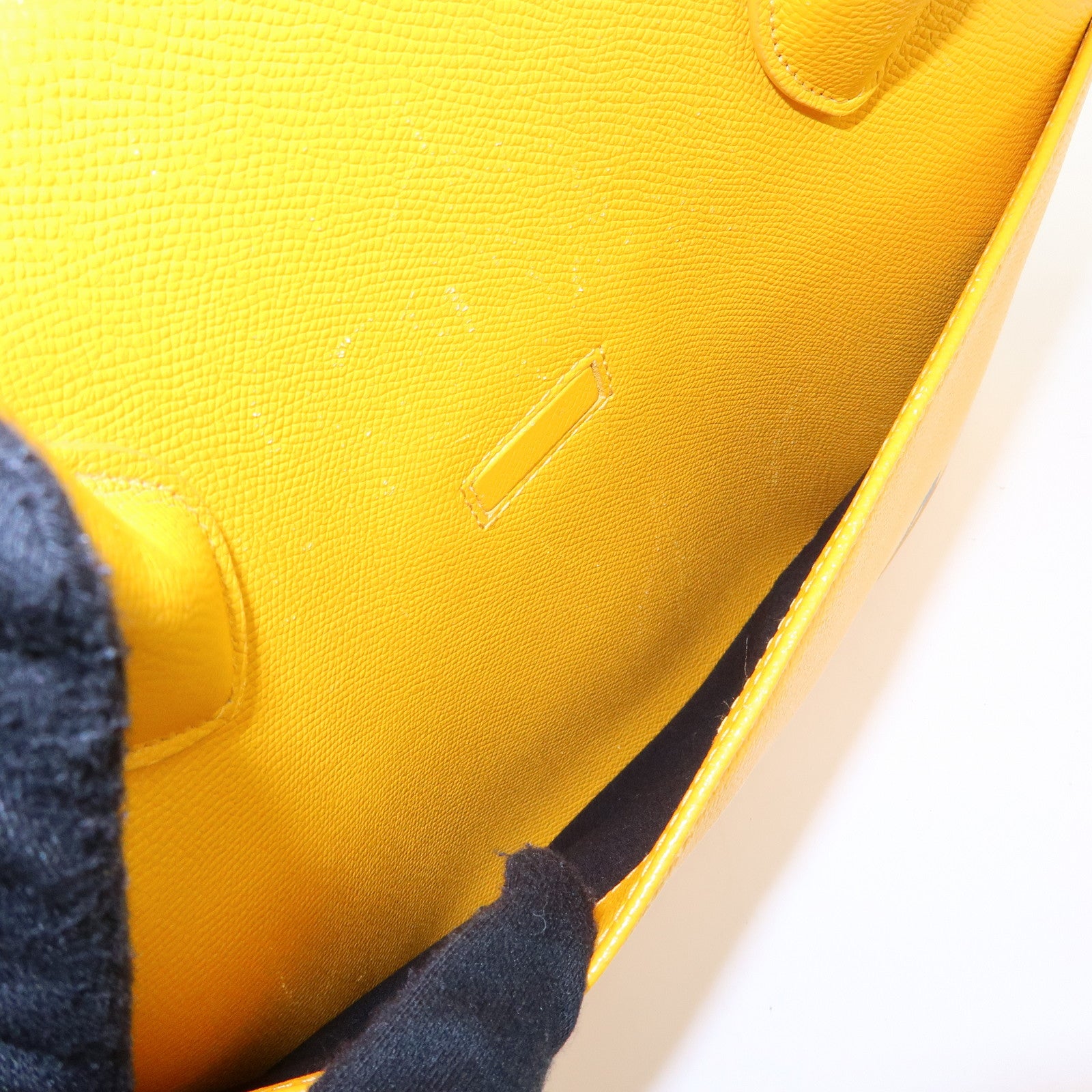 BALENCIAGA Ville Top Handle Leather 2Way Bag Hand Bag Yellow