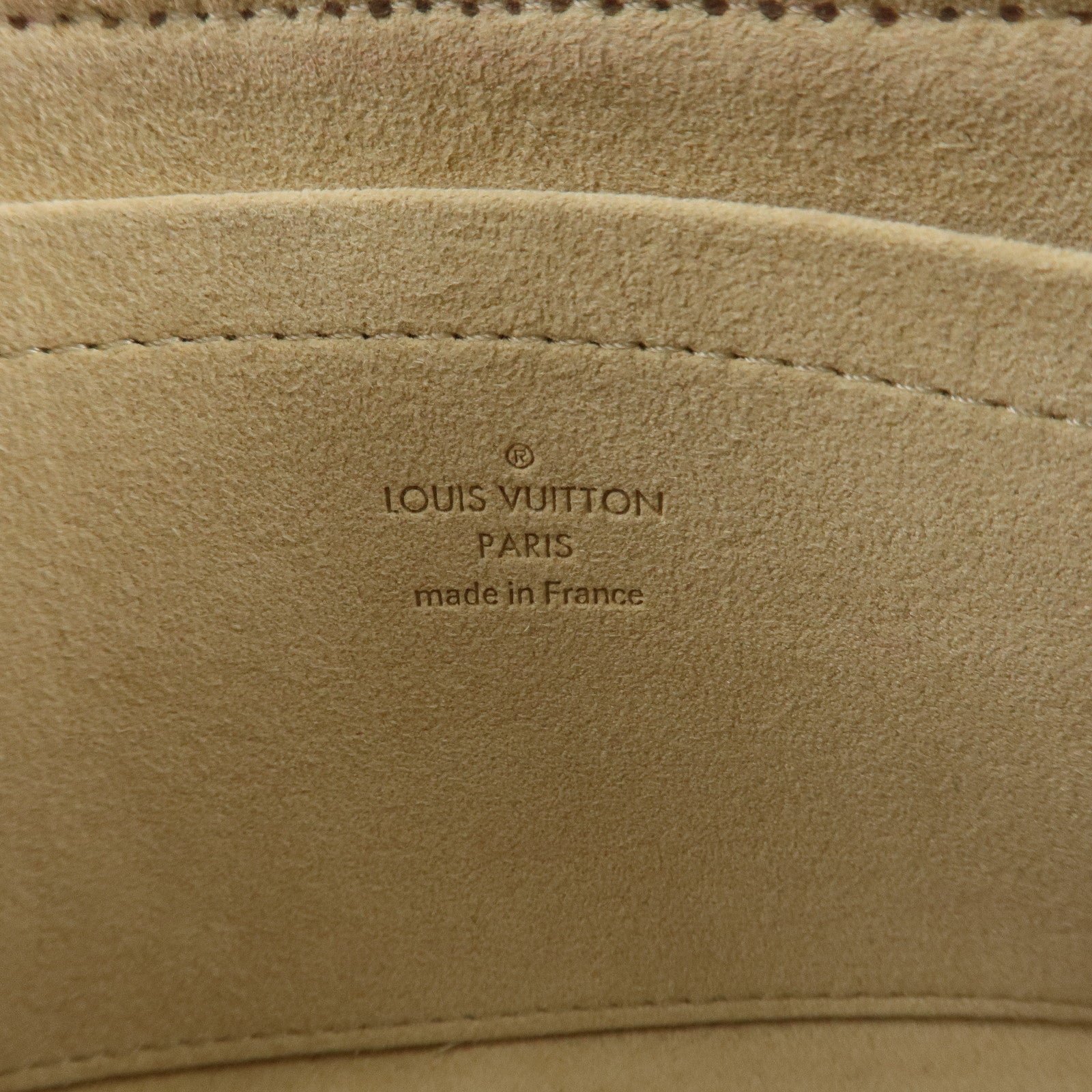 Louis Vuitton Damier Azur Pochette Milla MM Mini Pouch N60027 Used