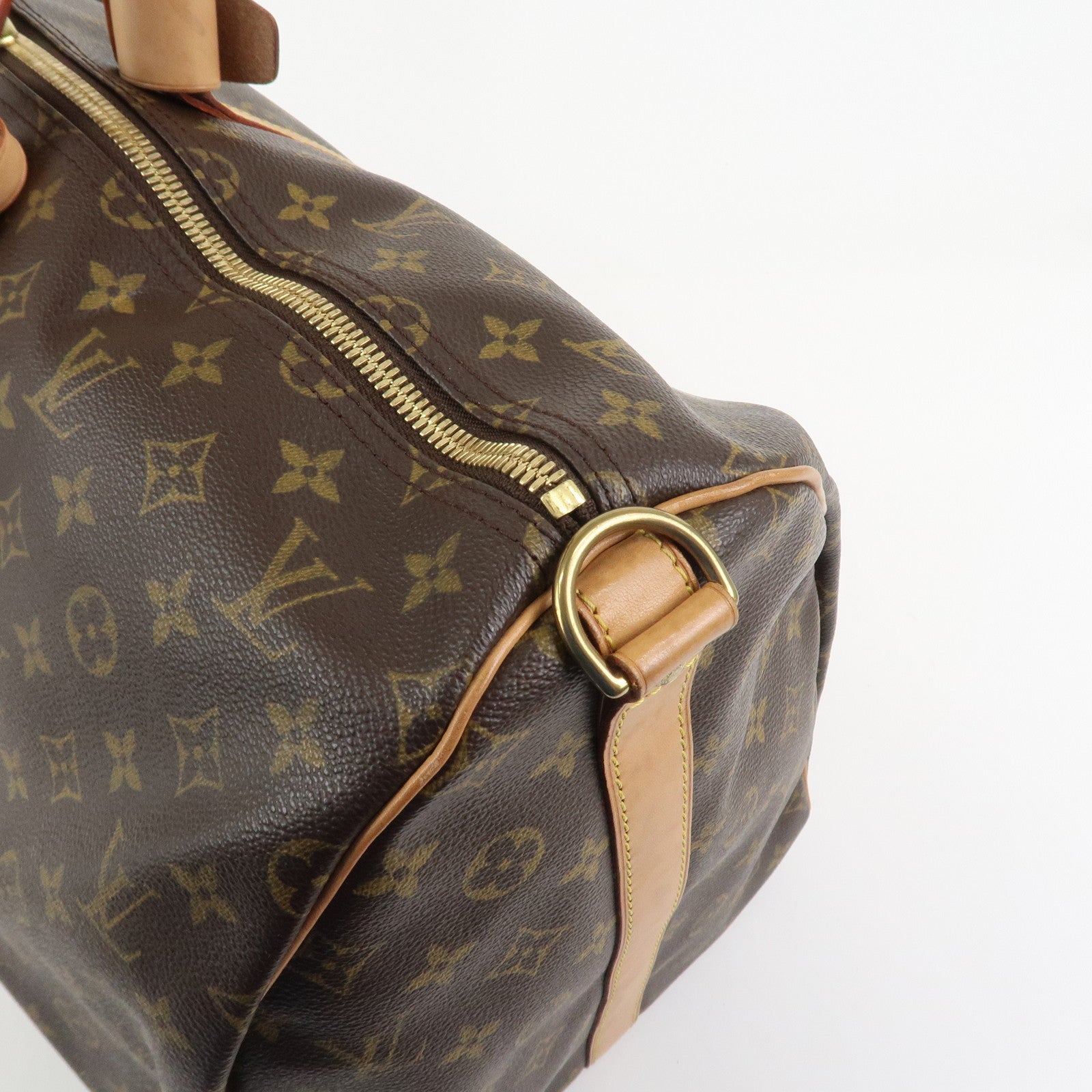 Louis Vuitton Monogram Keep All Bandouliere 55 Boston Bag M41414