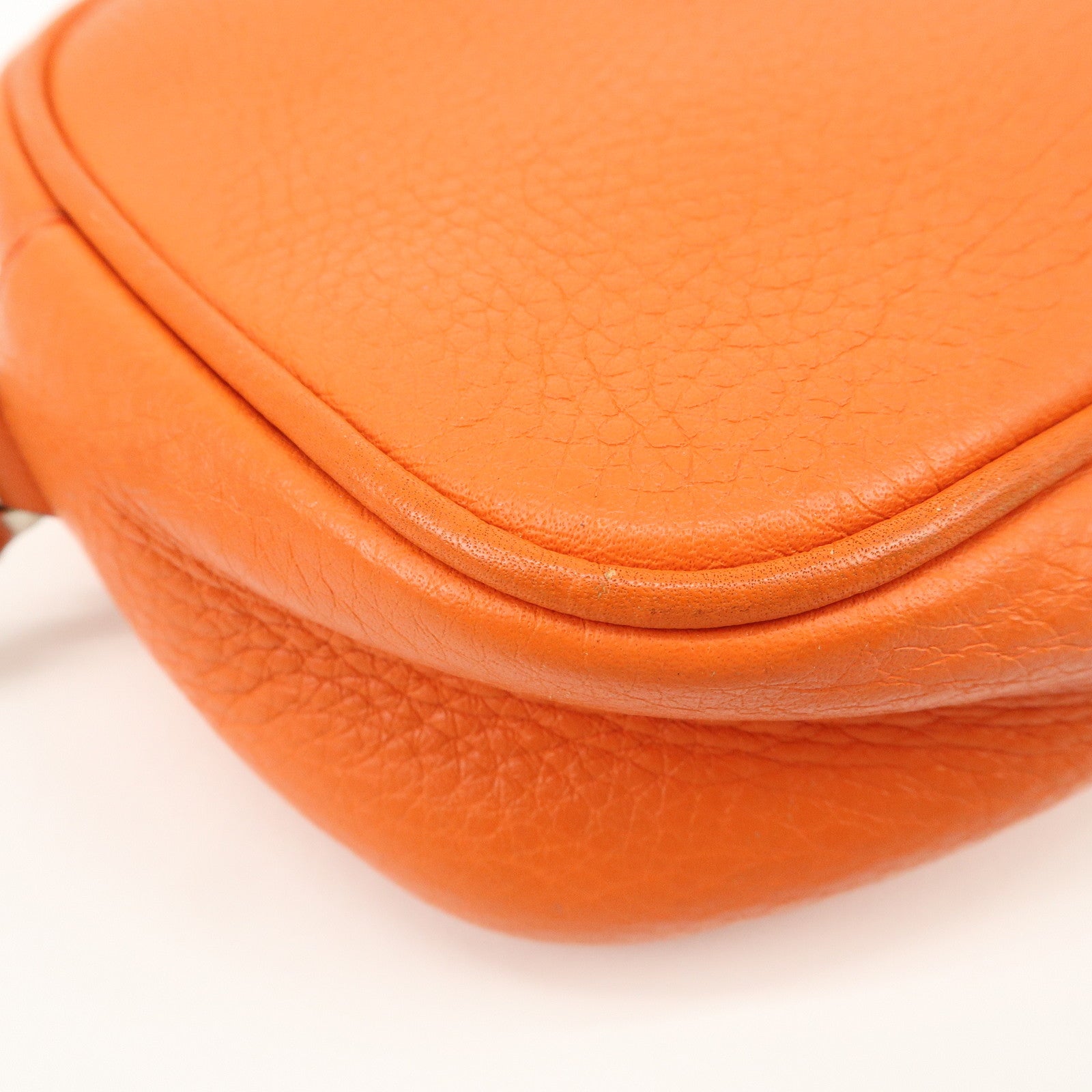 GUCCI SOHO Childrens Leather Mini Shoulder Bag Orange 355202