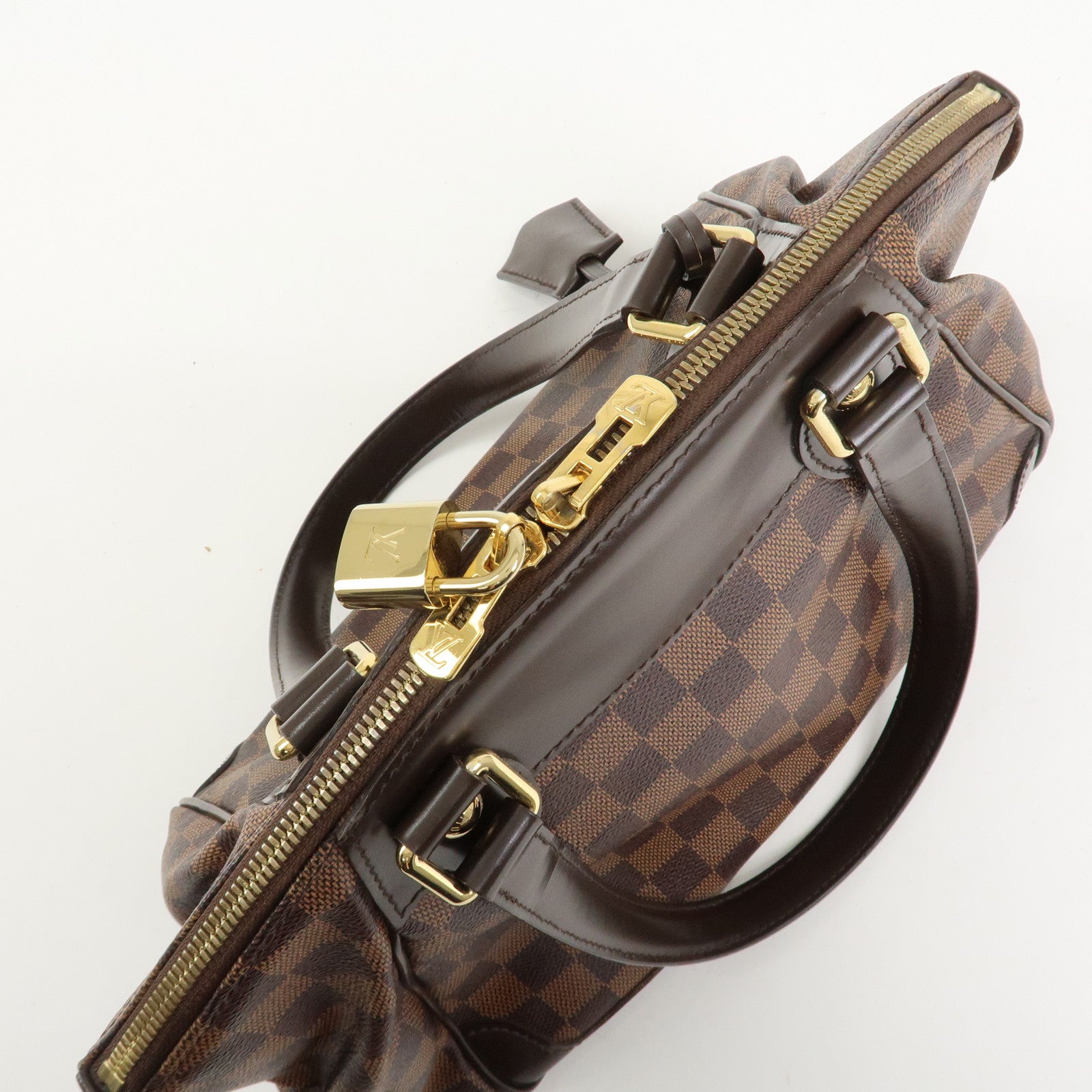 Louis Vuitton Damier Canvas Verona PM Hand Bag Ebene N41117
