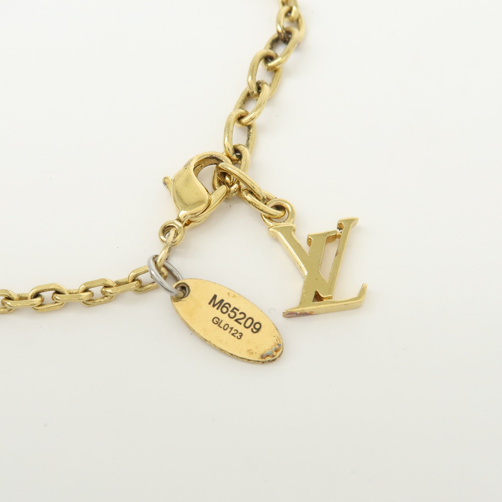 Louis Vuitton Monogram Bracelet Gamble Metal Bracelet Gold M65209