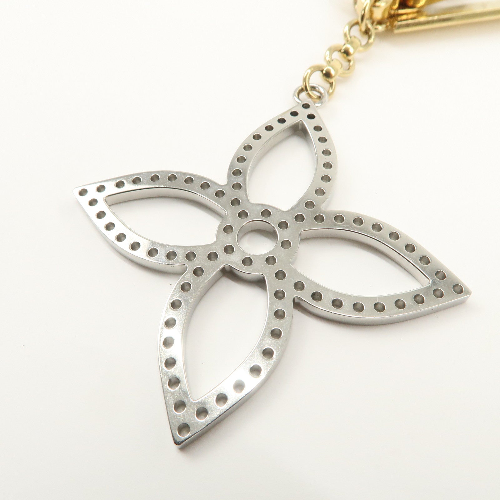 Louis Vuitton Monogram Bijoux Sac Tapage Bag Charm Gold M66350