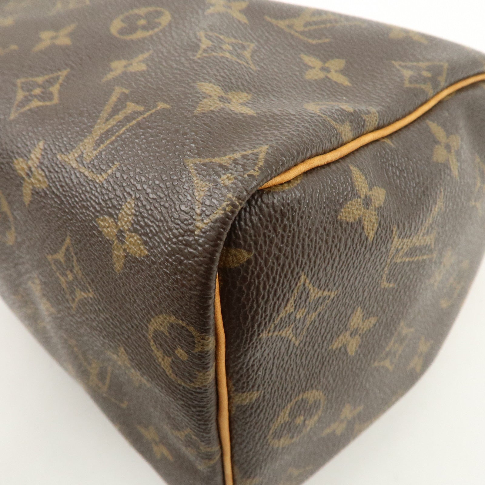 Louis Vuitton Monogram Speedy 25 Boston Bag Hand Bag Brown M41528
